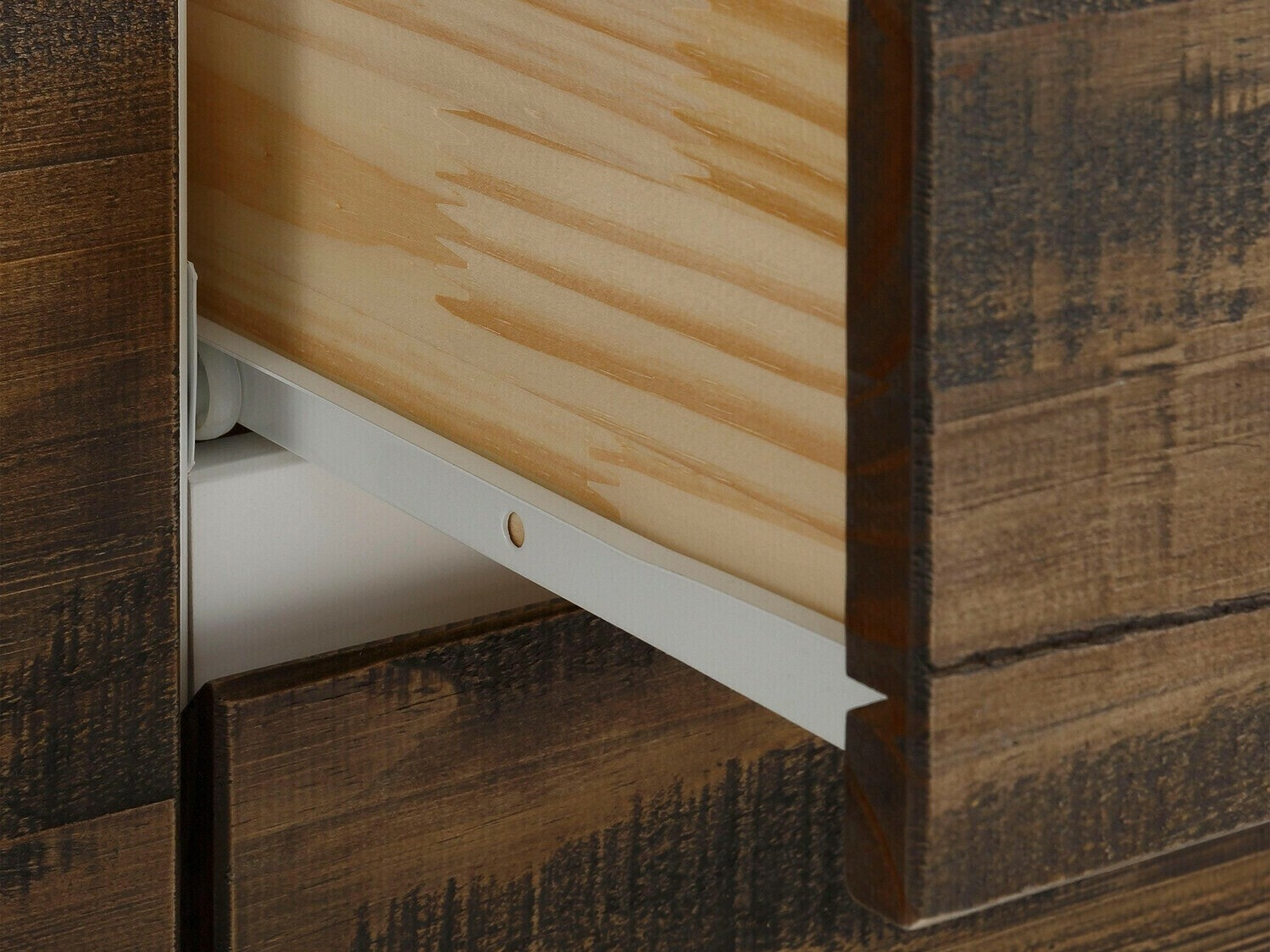 Komoda Denton 213 (Balta + Ruda)