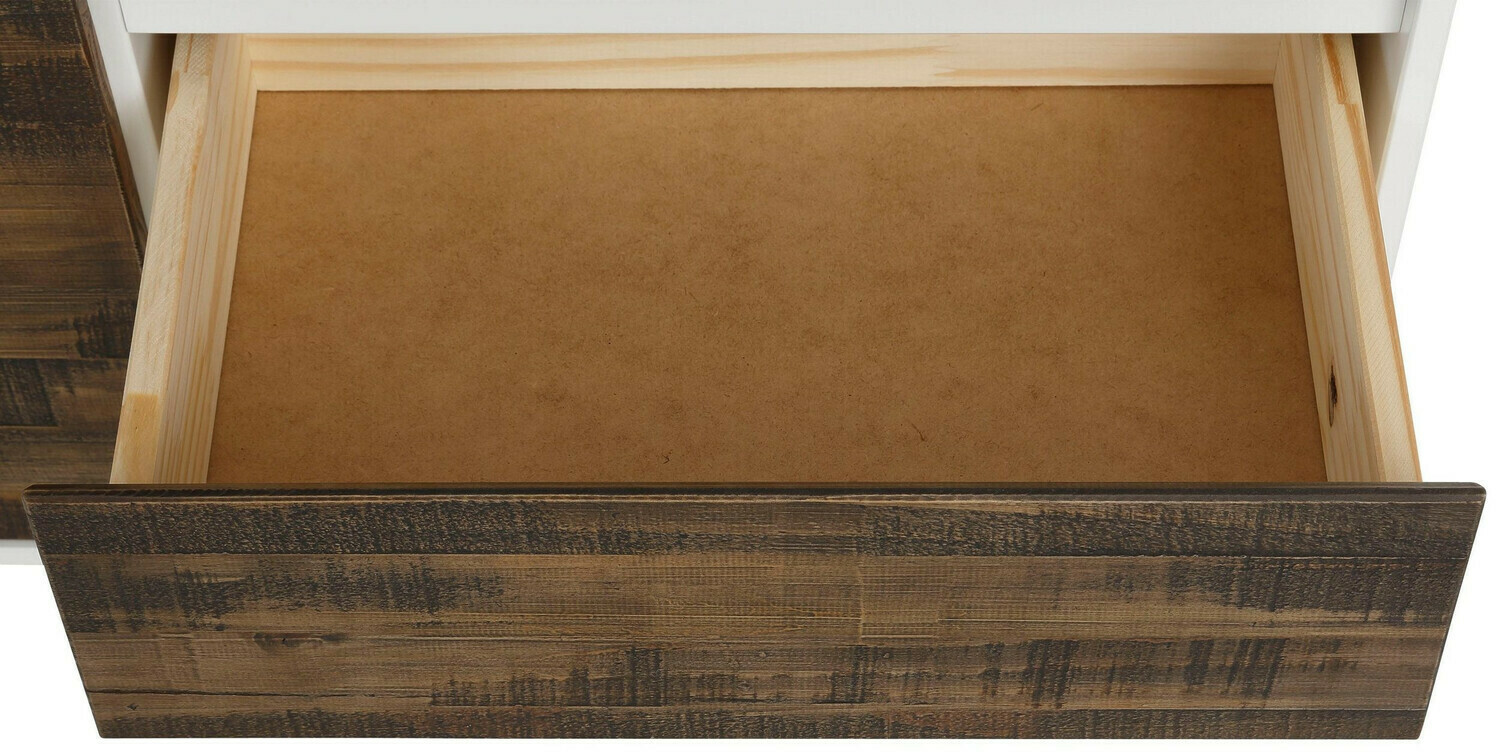 Komoda Denton 213 (Balta + Ruda)