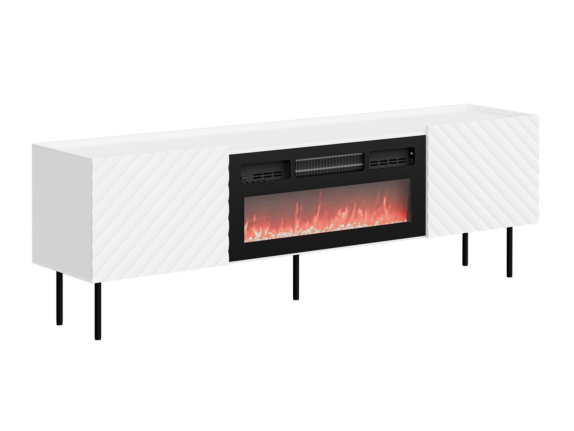 TV staliukas Sillen III (Balta)