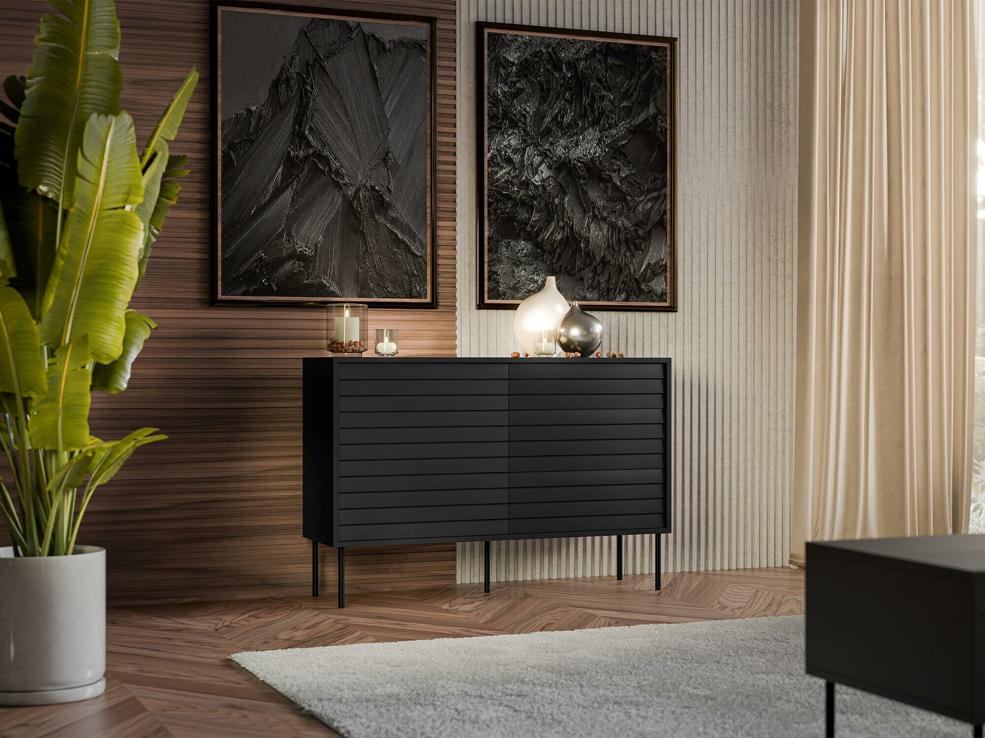 Komoda Flosoru 101 (Juoda)