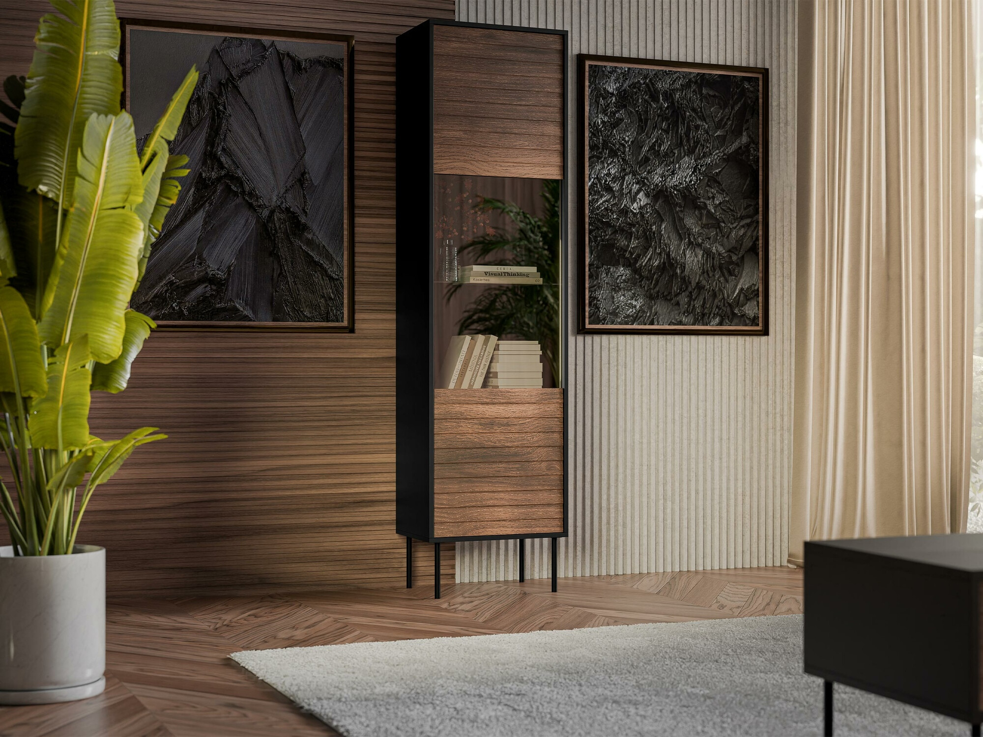 Lentyna Flosoru 107 (Graikinis riešutas + Juoda)