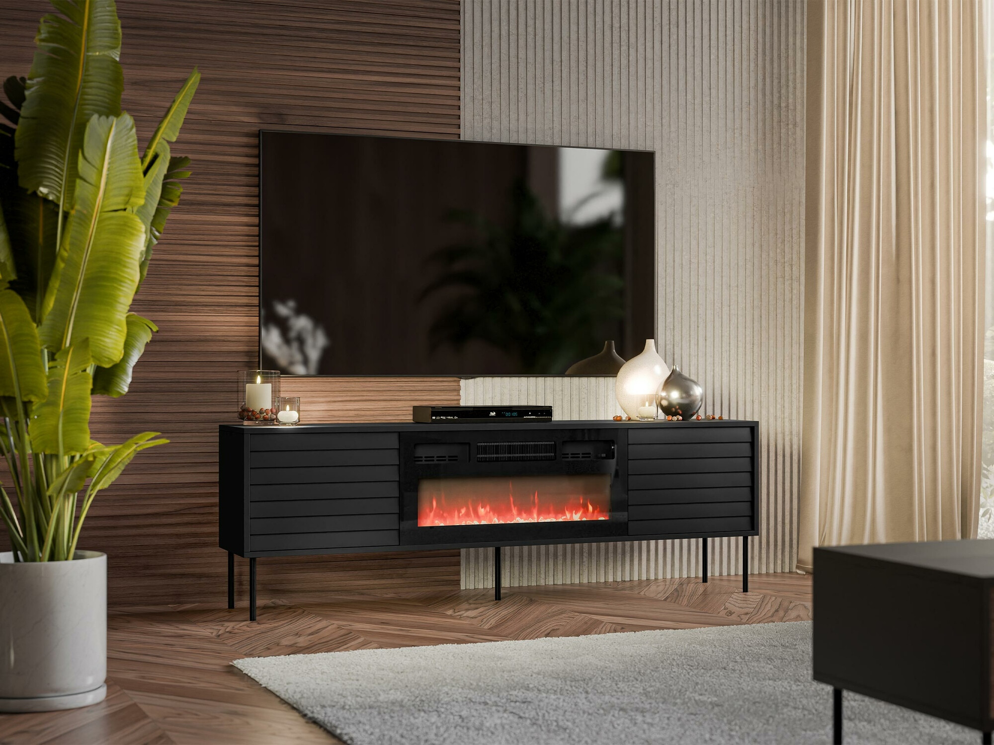 TV staliukas Flosoru 108 (Juoda)