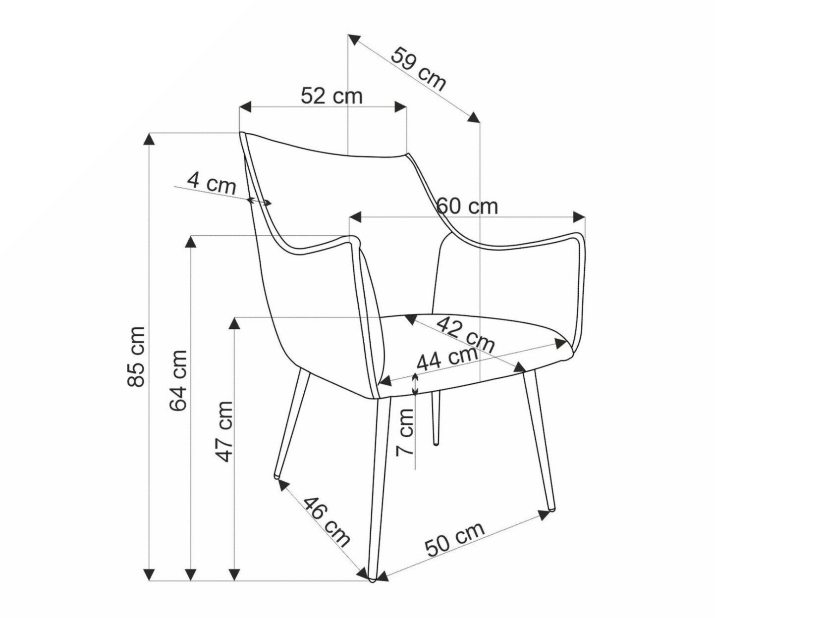 Kėdė Houston 1758 (Smėlinė)