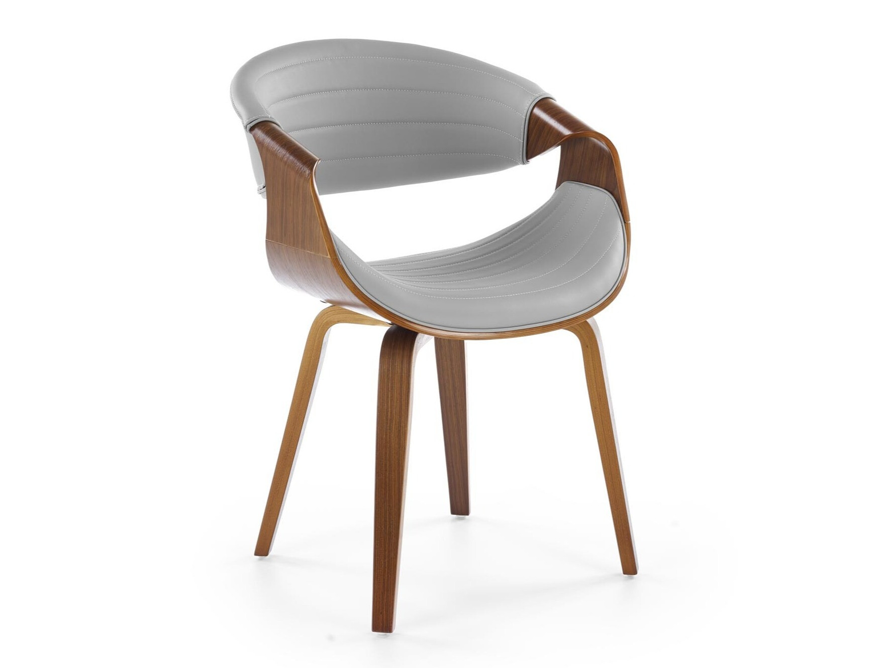 Kėdė Houston 1596 (Pilka + Graikinis riešutas)