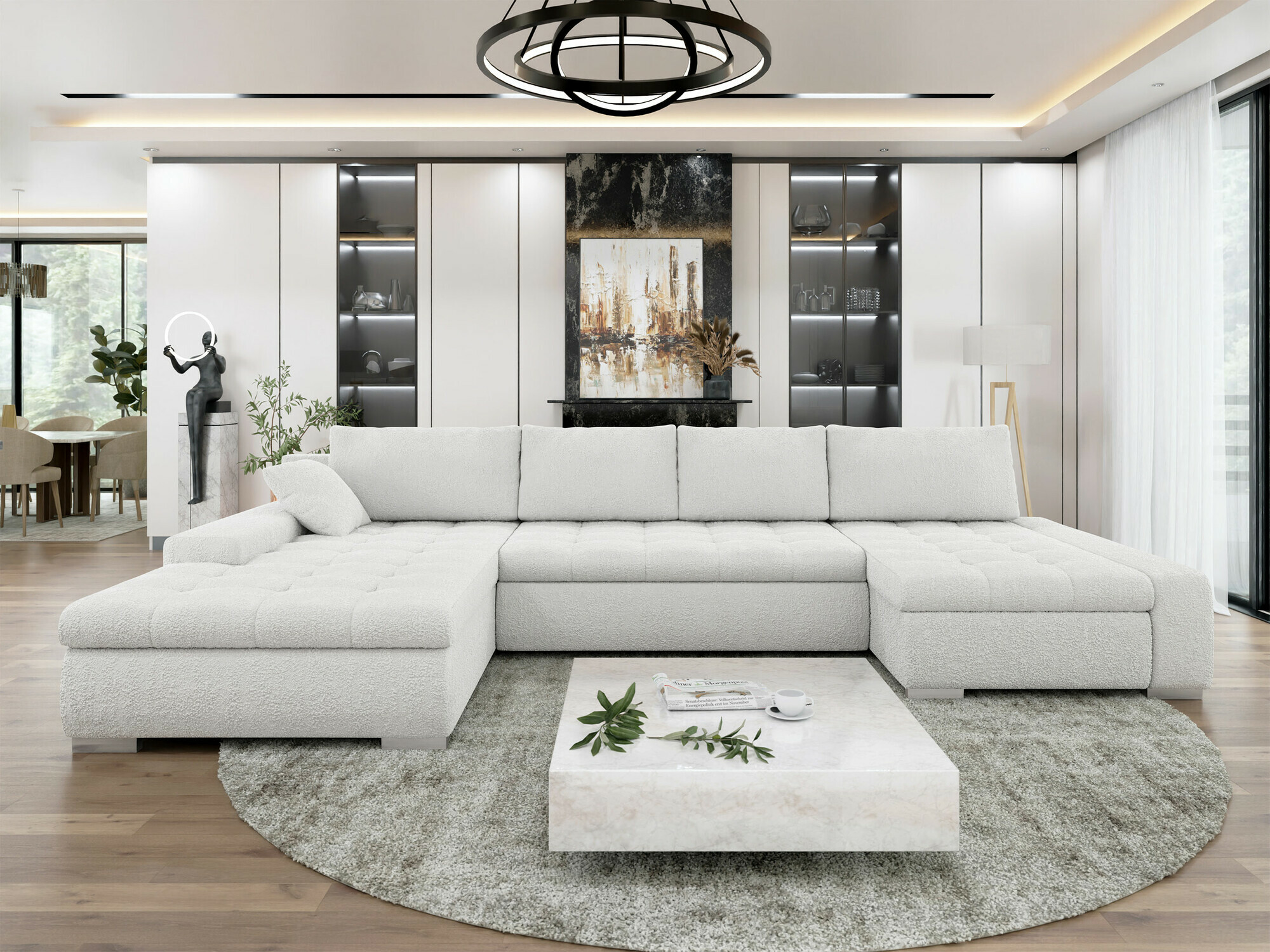 Minkštas kampas Comfivo Oliva I (Baloo 2073)