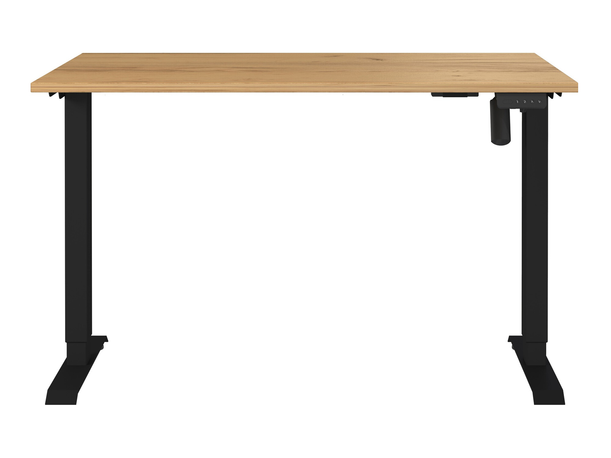Reguliuojamo aukščio darbo stalas Lartesi 115 (Navarra ąžuolas + Juoda)