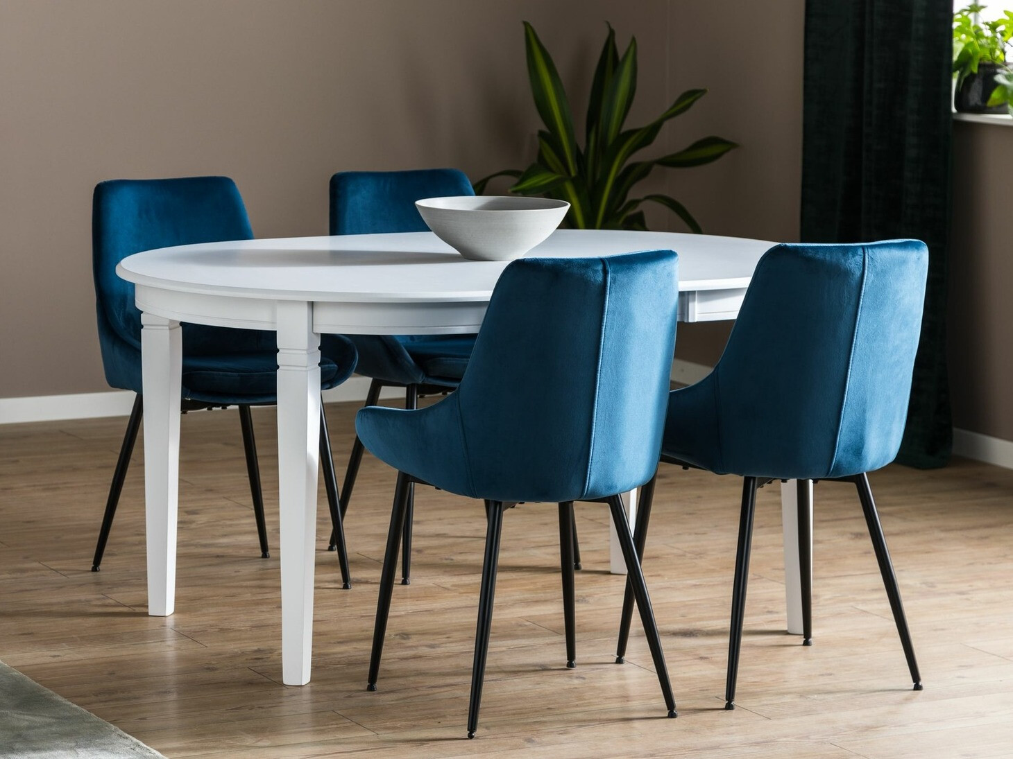 Valgomojo komplektas Scandinavian Choice 759 (Mėlyna + Juoda)