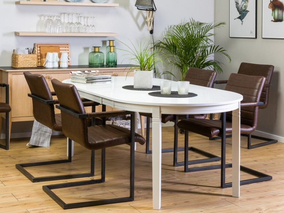 Valgomojo komplektas Scandinavian Choice 545 (Ruda + Juoda)
