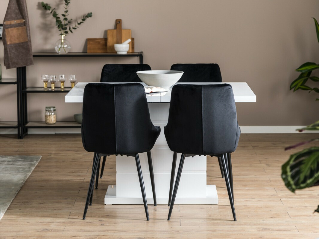 Valgomojo komplektas Scandinavian Choice 726 (Juoda)