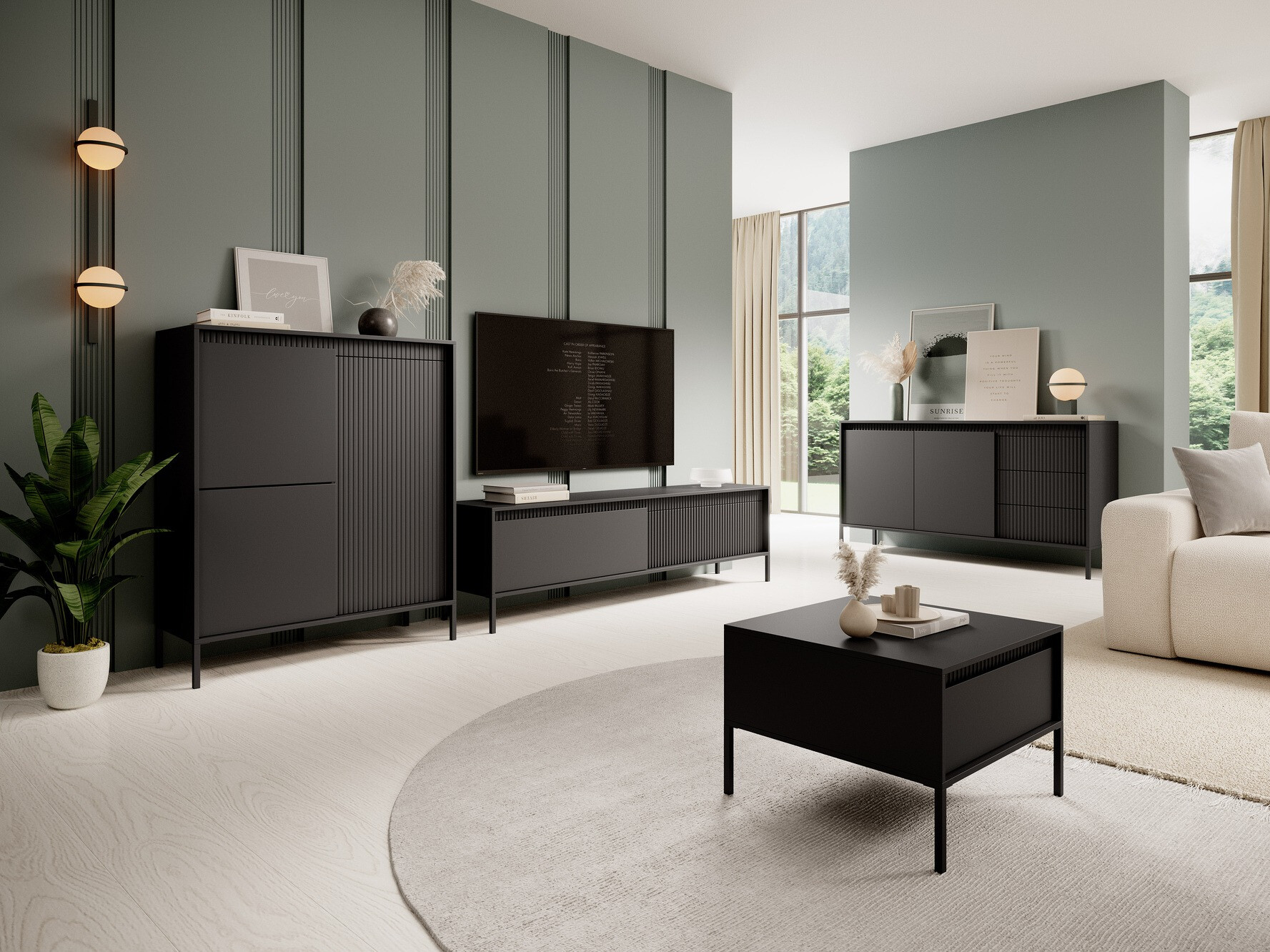 Komoda Romfele 101 (Juoda)