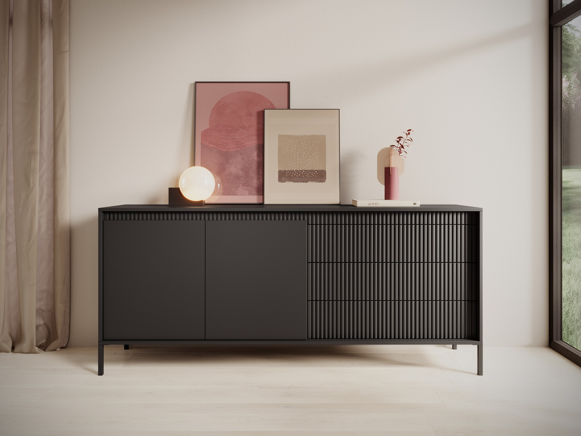 Komoda Romfele 102 (Juoda)