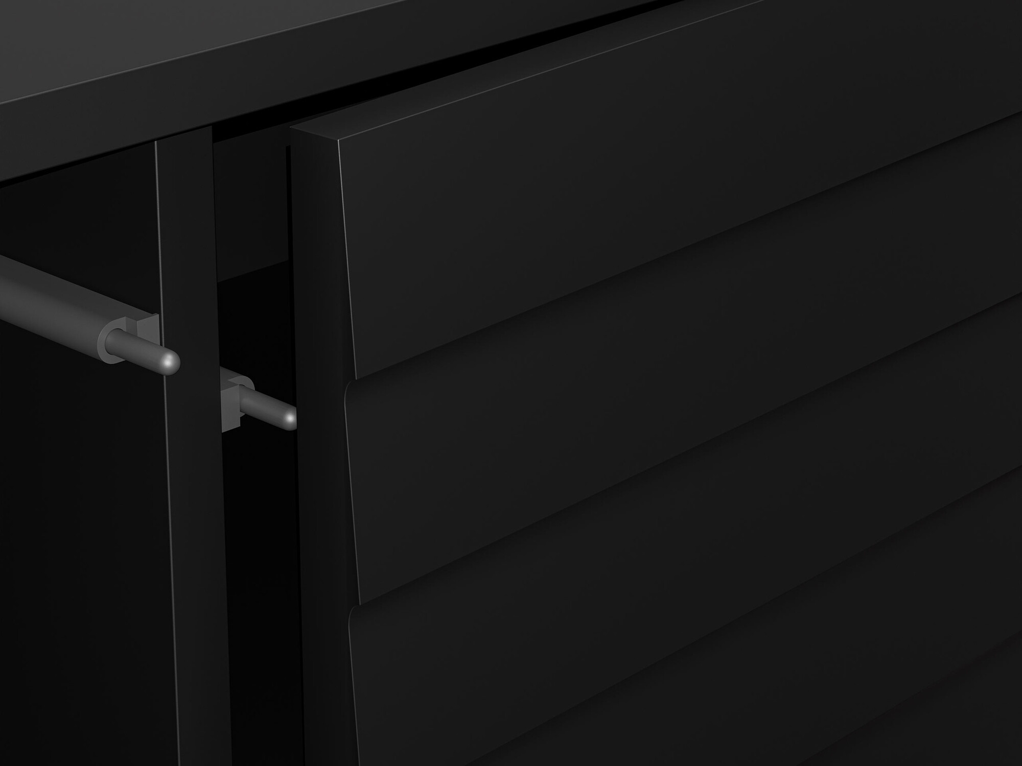 TV staliukas Flosoru 105 (Juoda)