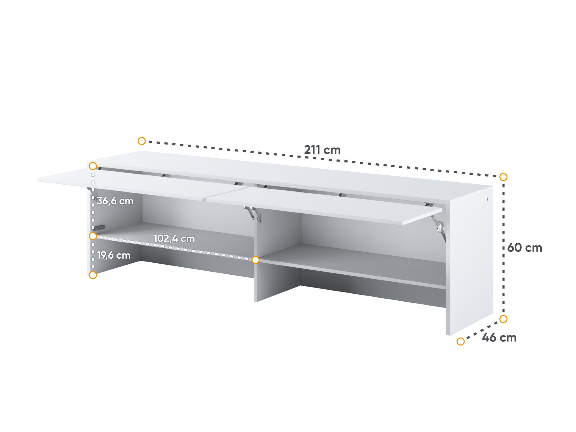 Spintelė Concept Lenart III (Balta)