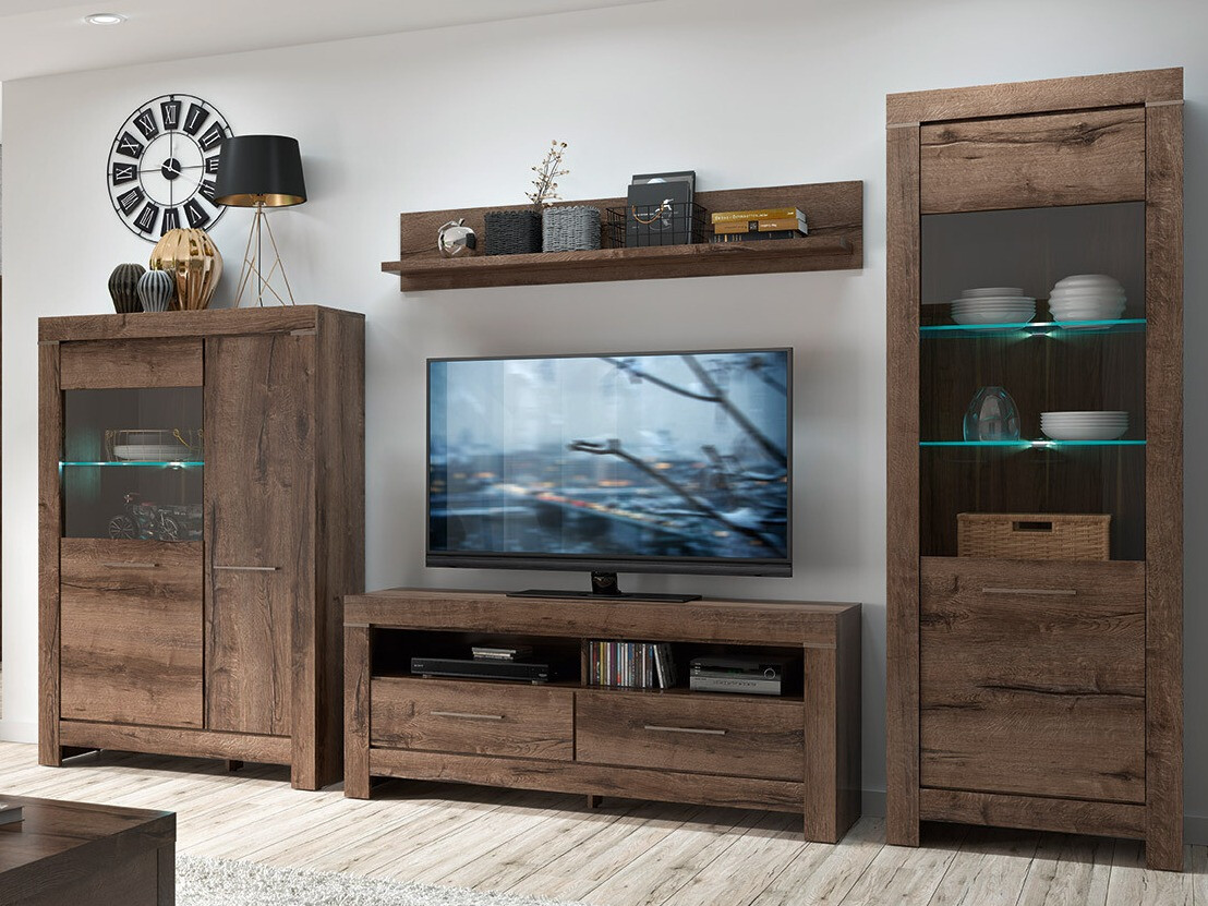 Svetainės komplektas Dunfelu 105 (Monastery ąžuolas)