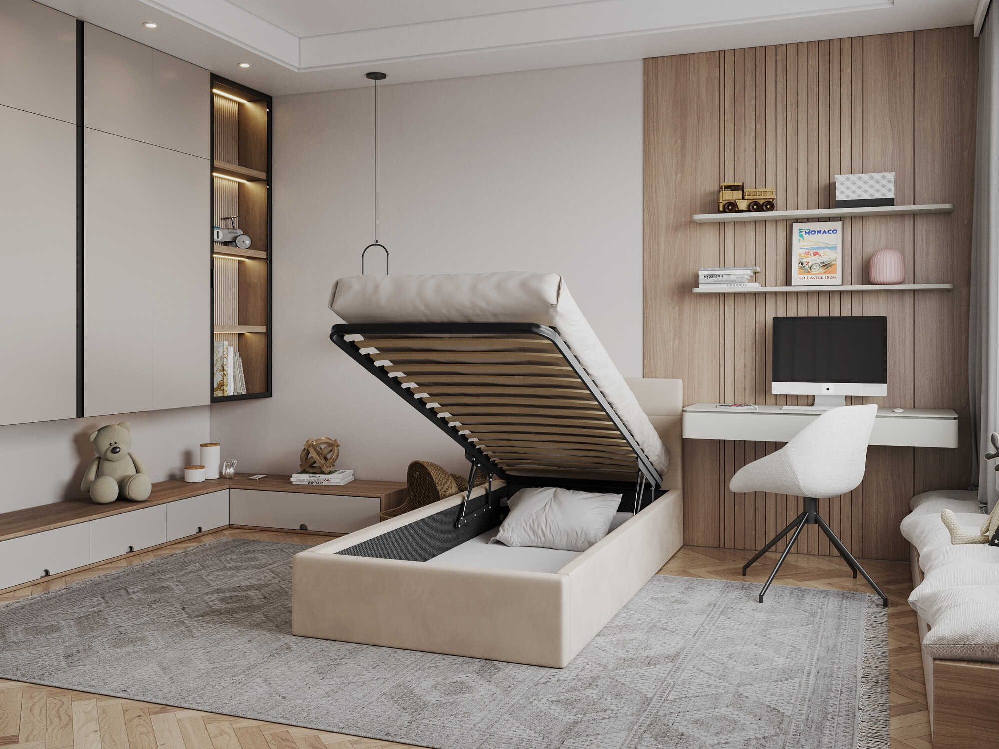 Lova Fairfield 107 (Kreminė)