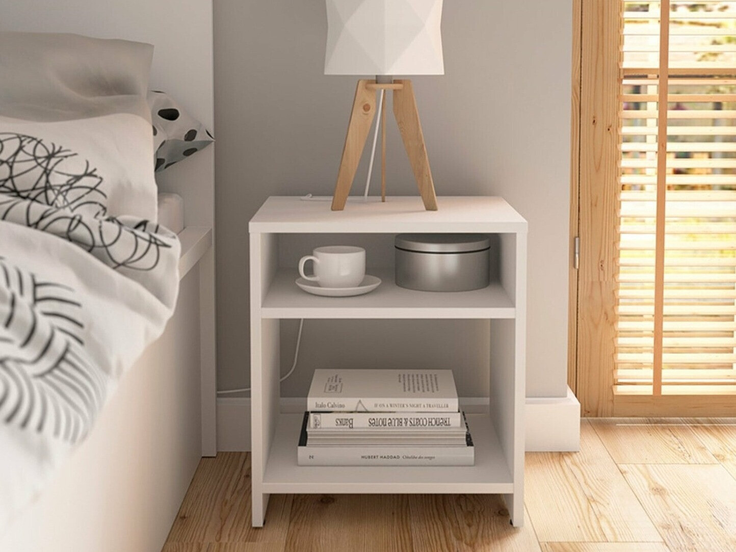 Naktinis staliukas Votola 106 (Balta)