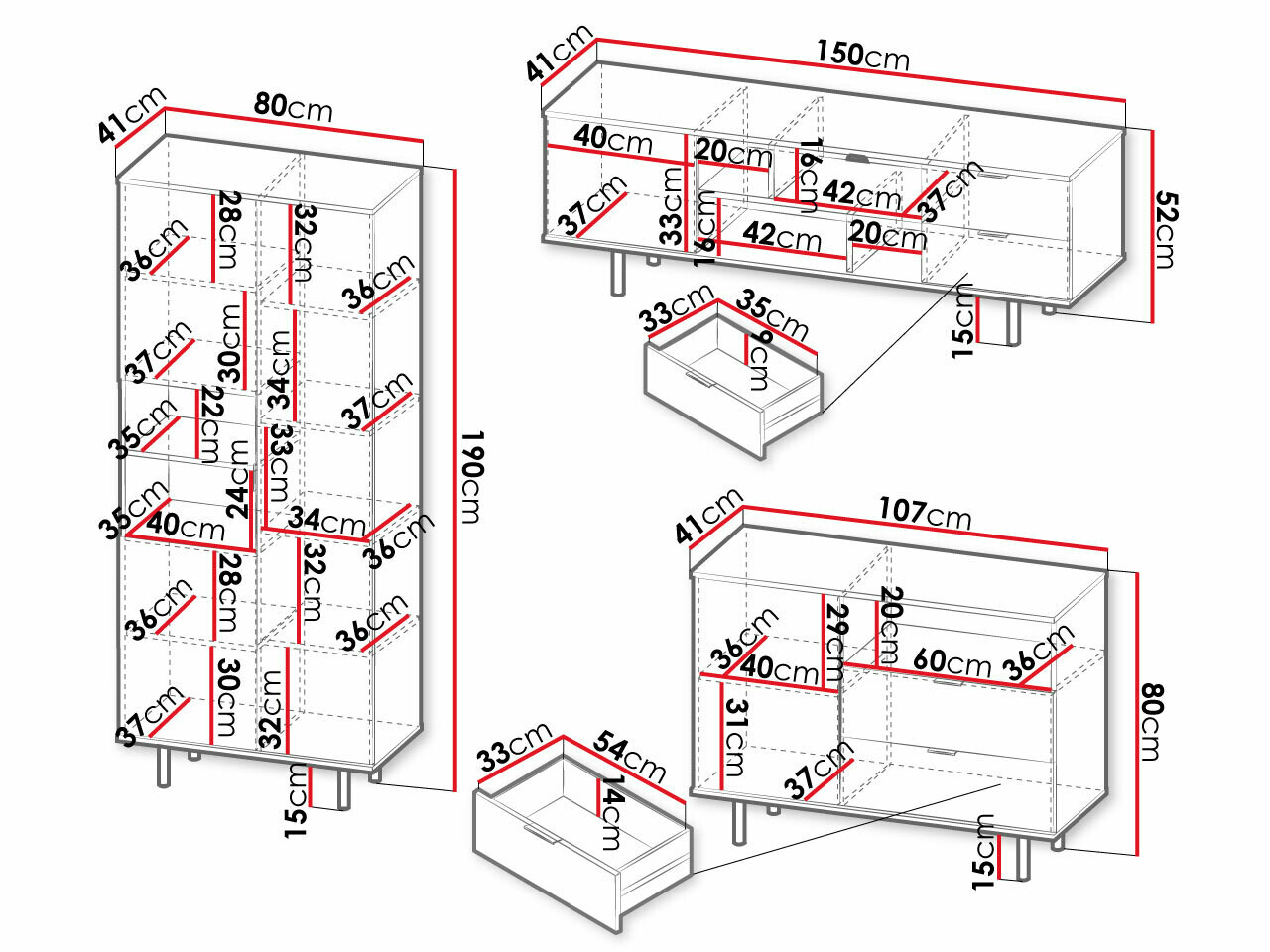 Svetainės komplektas Decus II (Kašmyras)