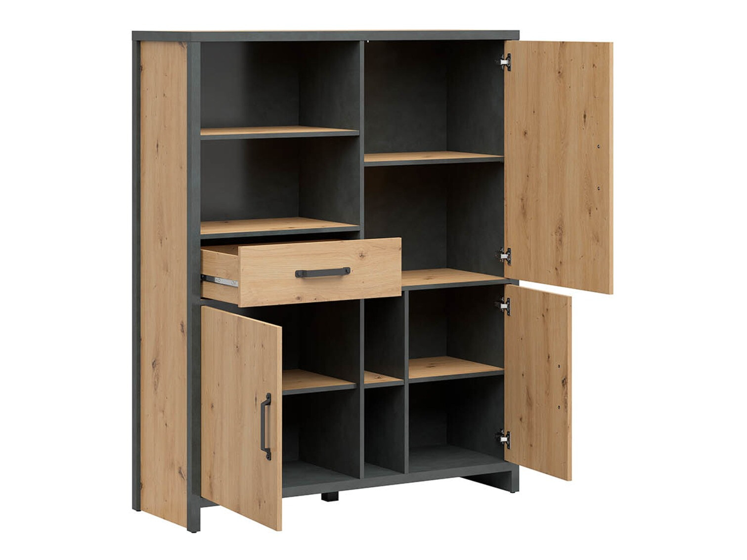 Lentyna Belsera 108 (Artisan ąžuolas + Matera pilka)