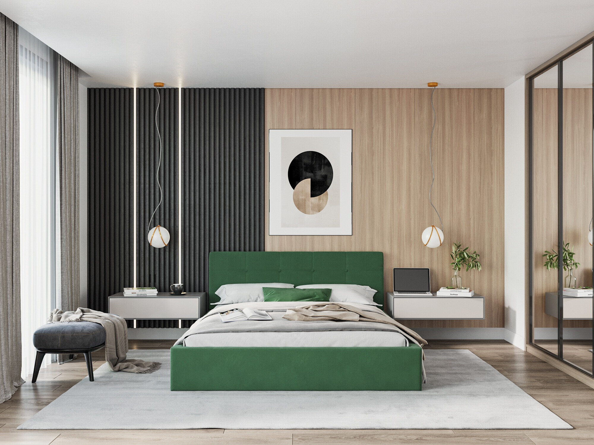 Lova Fairfield 107 (Žalia)