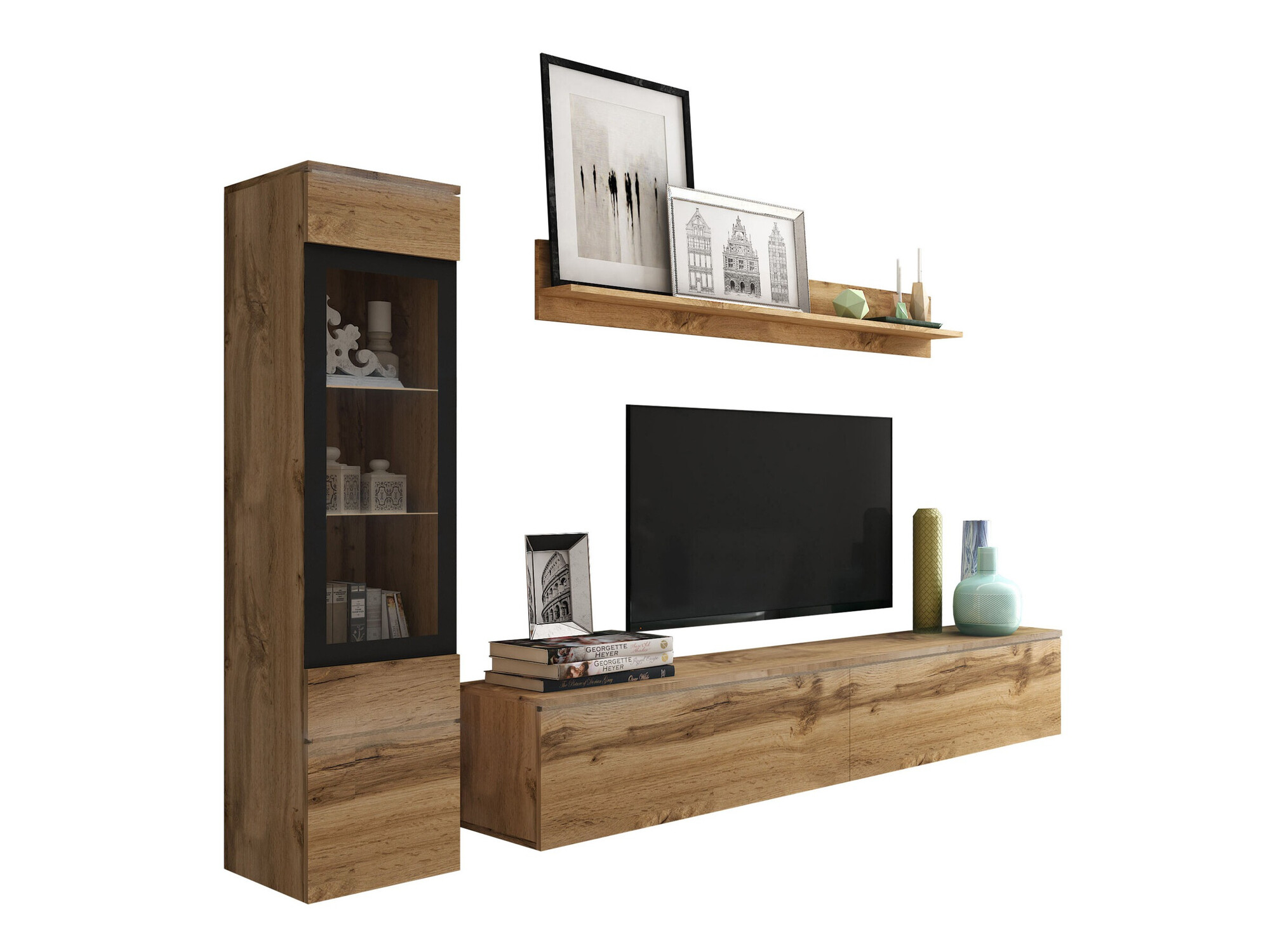 Svetainės komplektas Sarasota 125 (Votan ąžuolas)