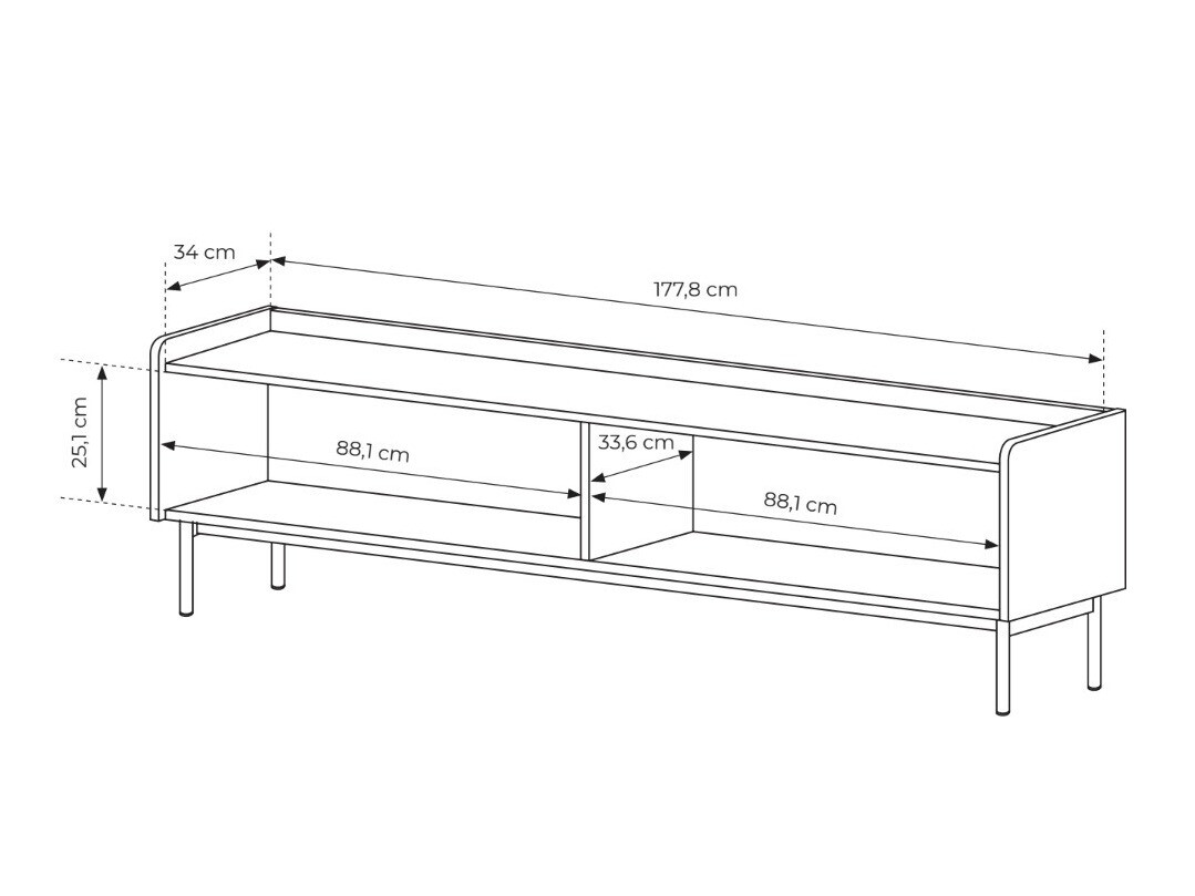 TV staliukas Cortoli 104