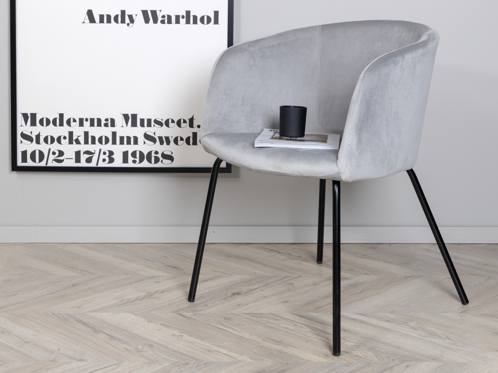 Kėdė Dallas 2603 (Pilka + Juoda)