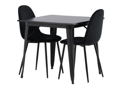 Valgomojo komplektas Dallas 3353 (Juoda)