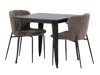 Valgomojo komplektas Dallas 3362 (Ruda + Juoda)