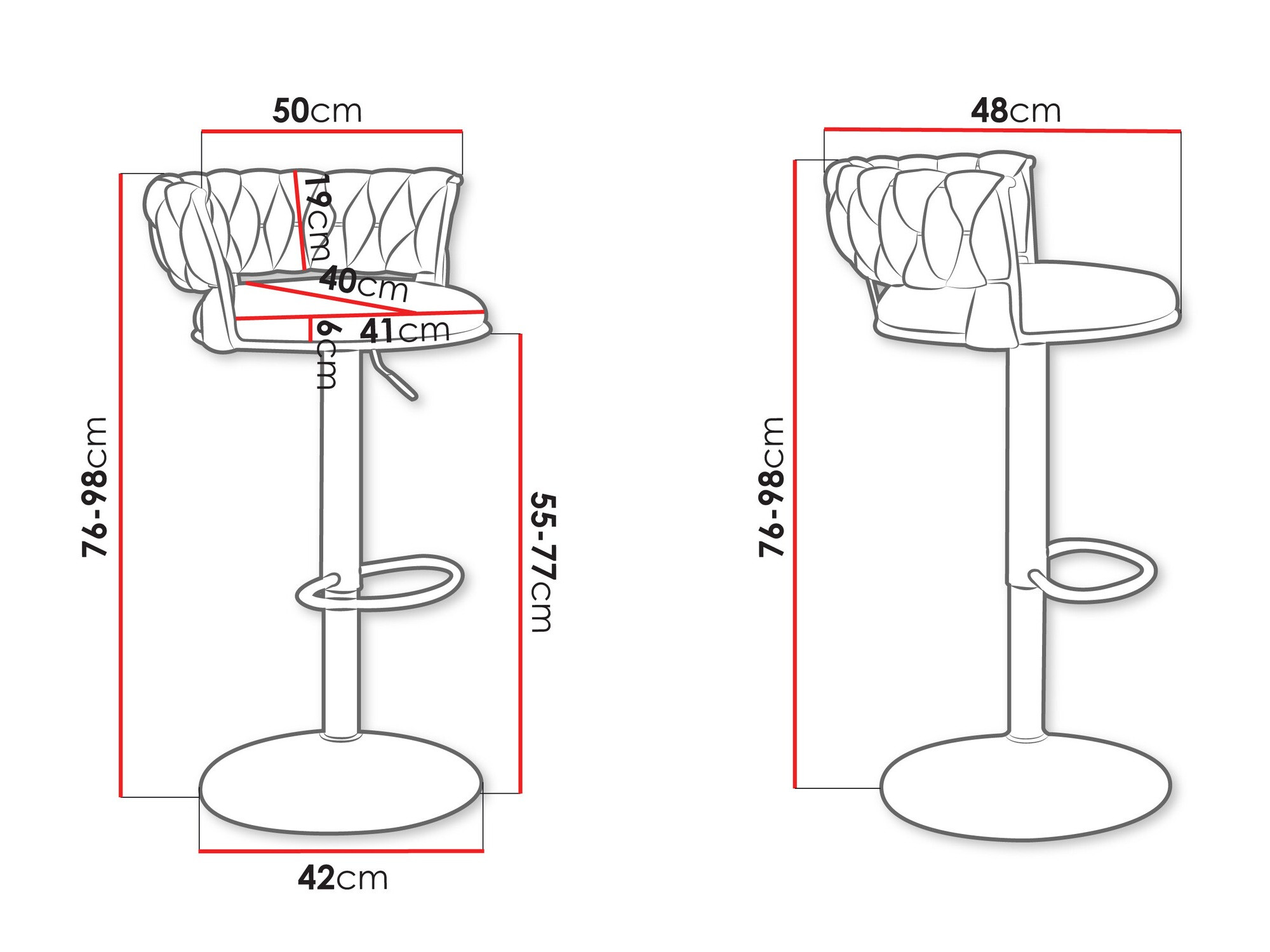 Baro kėdė Comfivo Hilaritas II (Smėlinė)