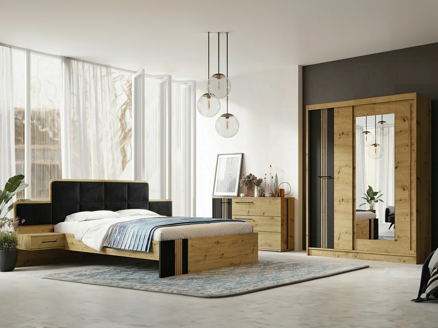 Miegamojo komplektas Reno K111