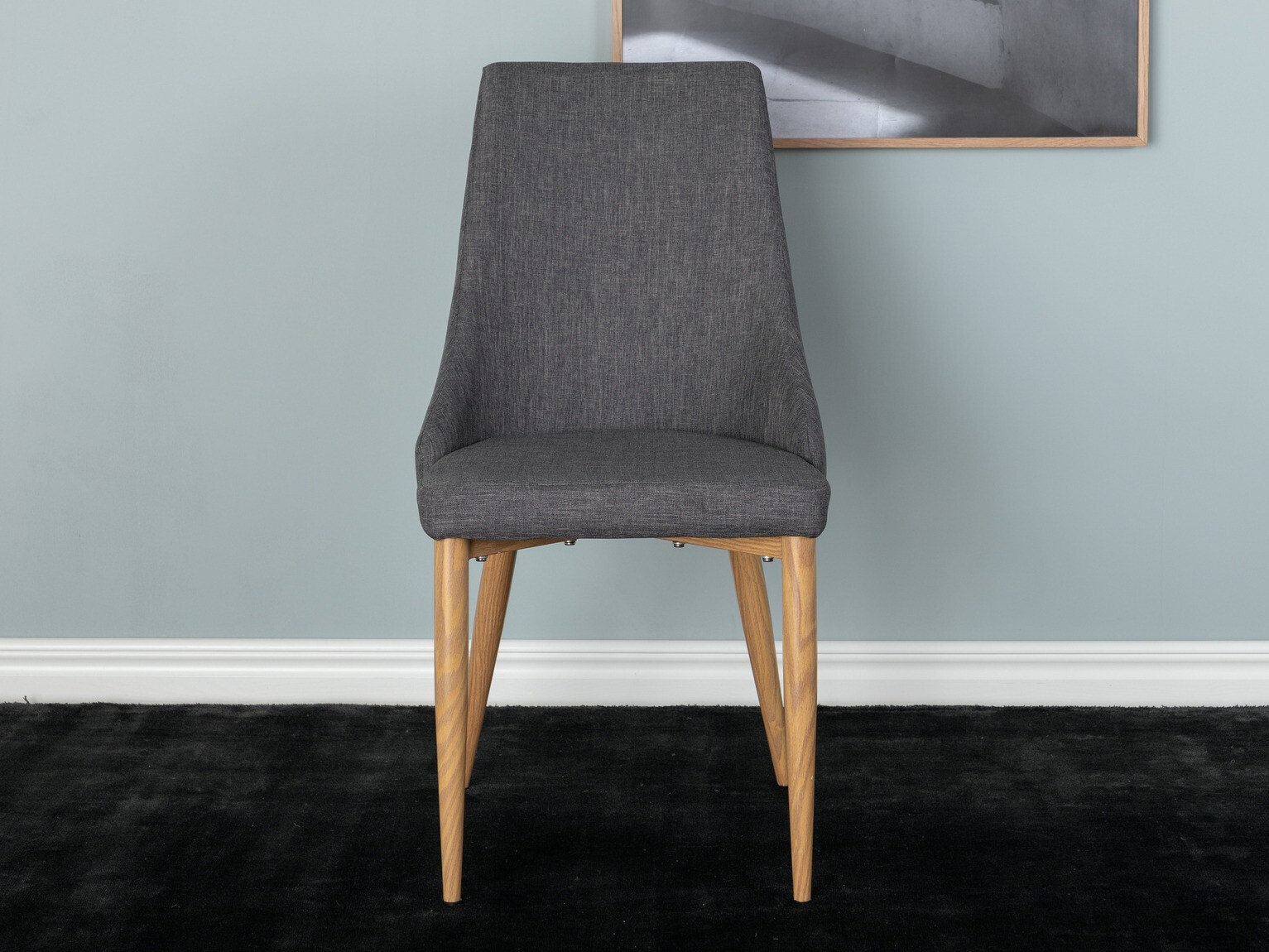 Kėdė Dallas 159 (Tamsi pilka + Ruda)