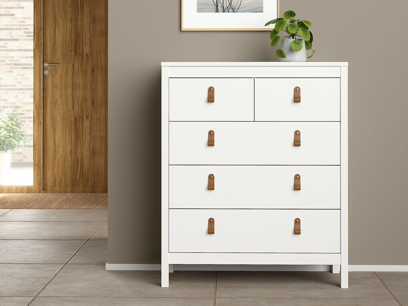 Komoda Tustin N101 (Balta)