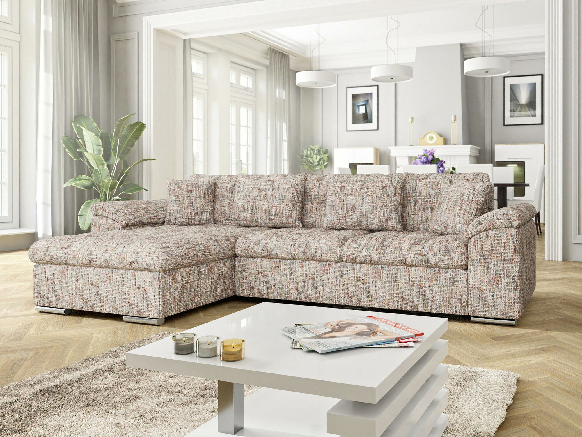 Minkštas kampas Comfivo Mica II (Tracy 211.01)