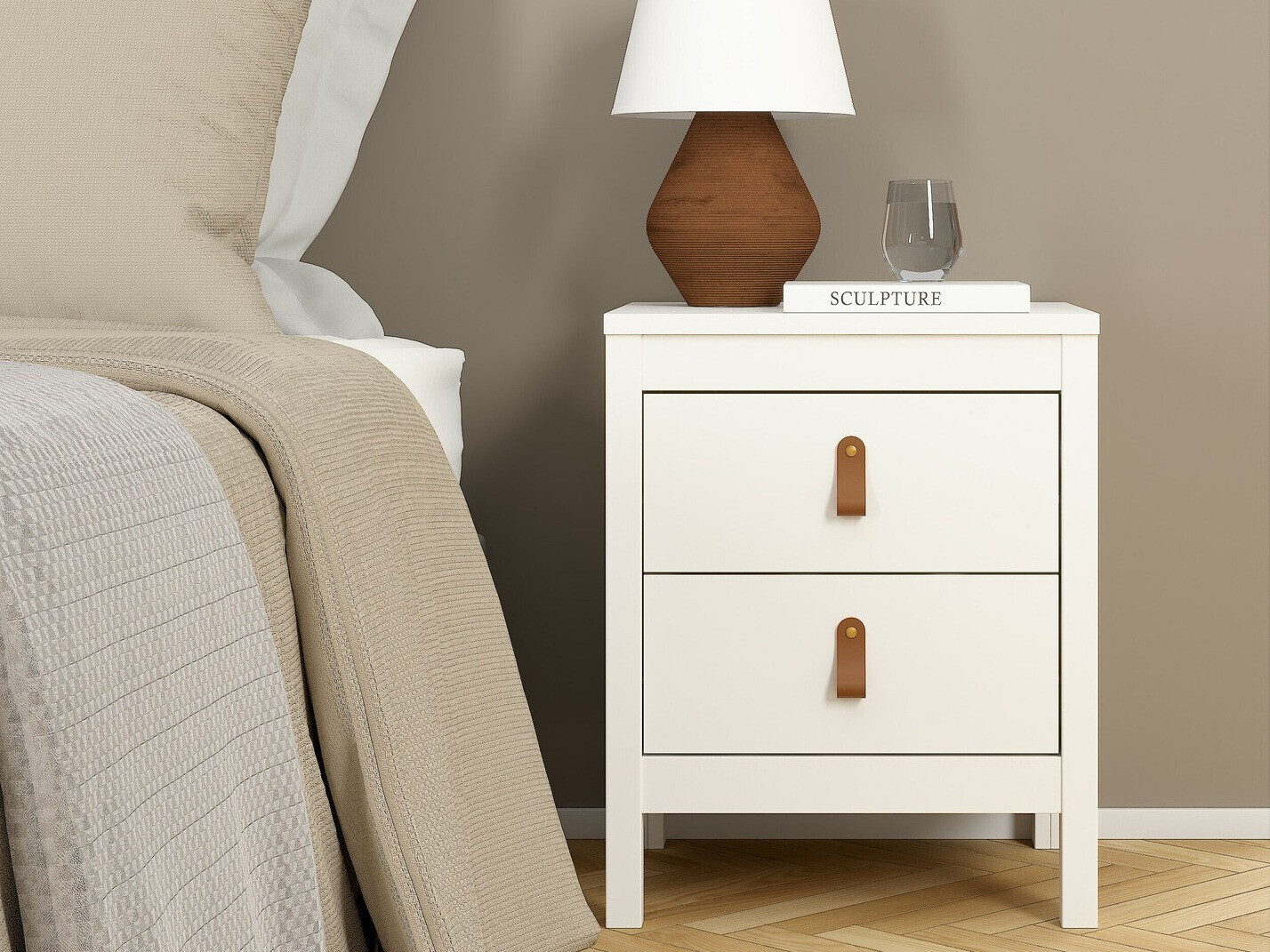 Naktinis staliukas Tustin N100 (Balta)