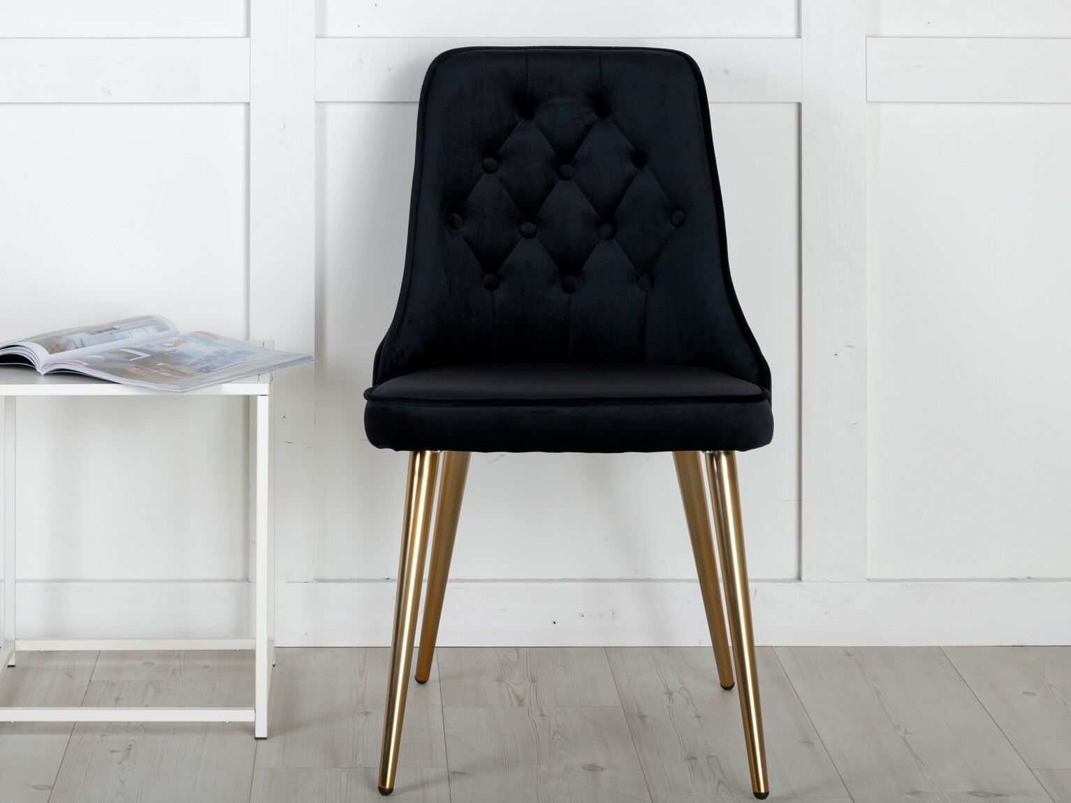 Kėdė Dallas 203 (Juoda + auksinė)