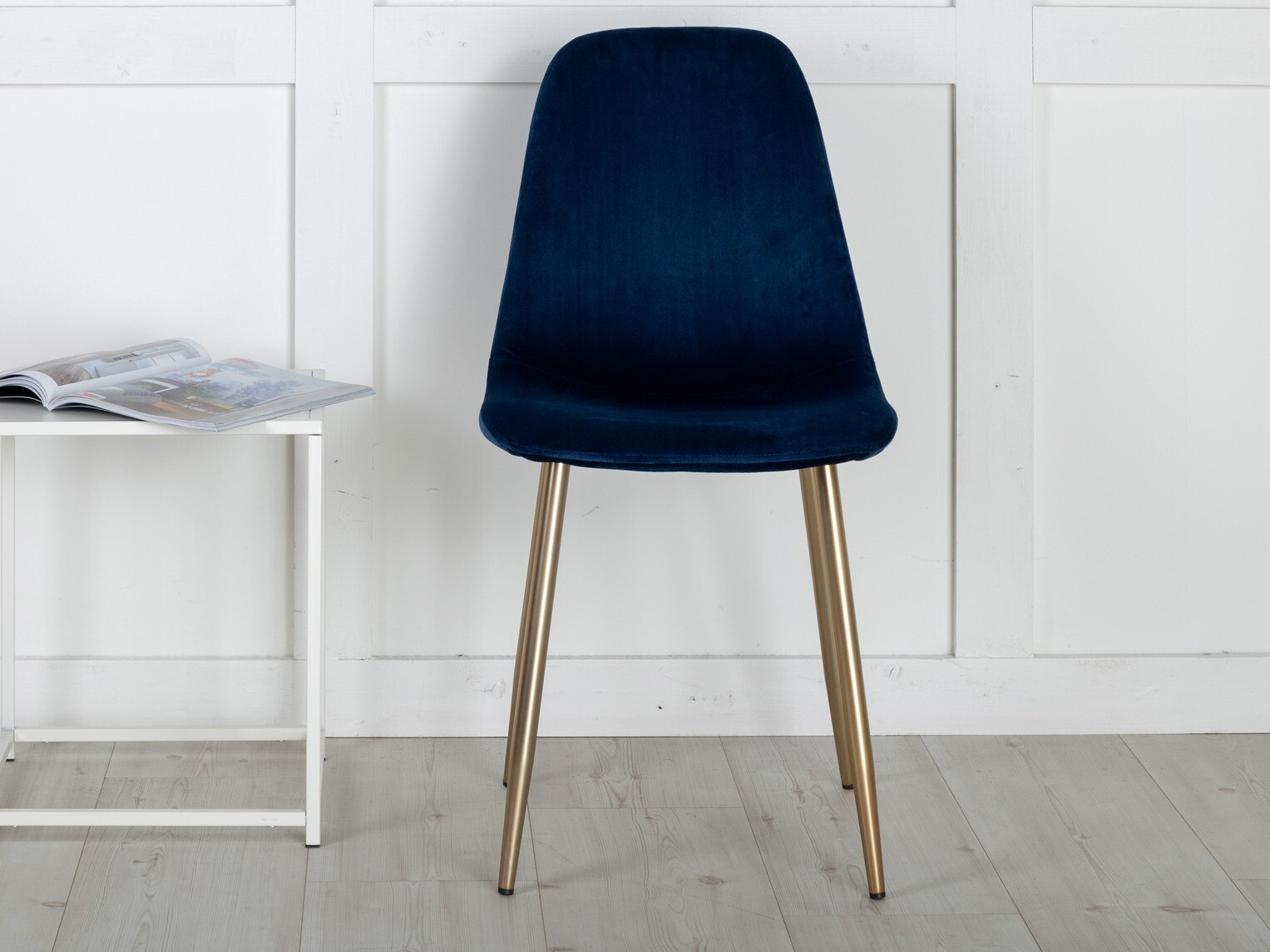 Kėdė Dallas 252 (Mėlyna + Žalvaris)