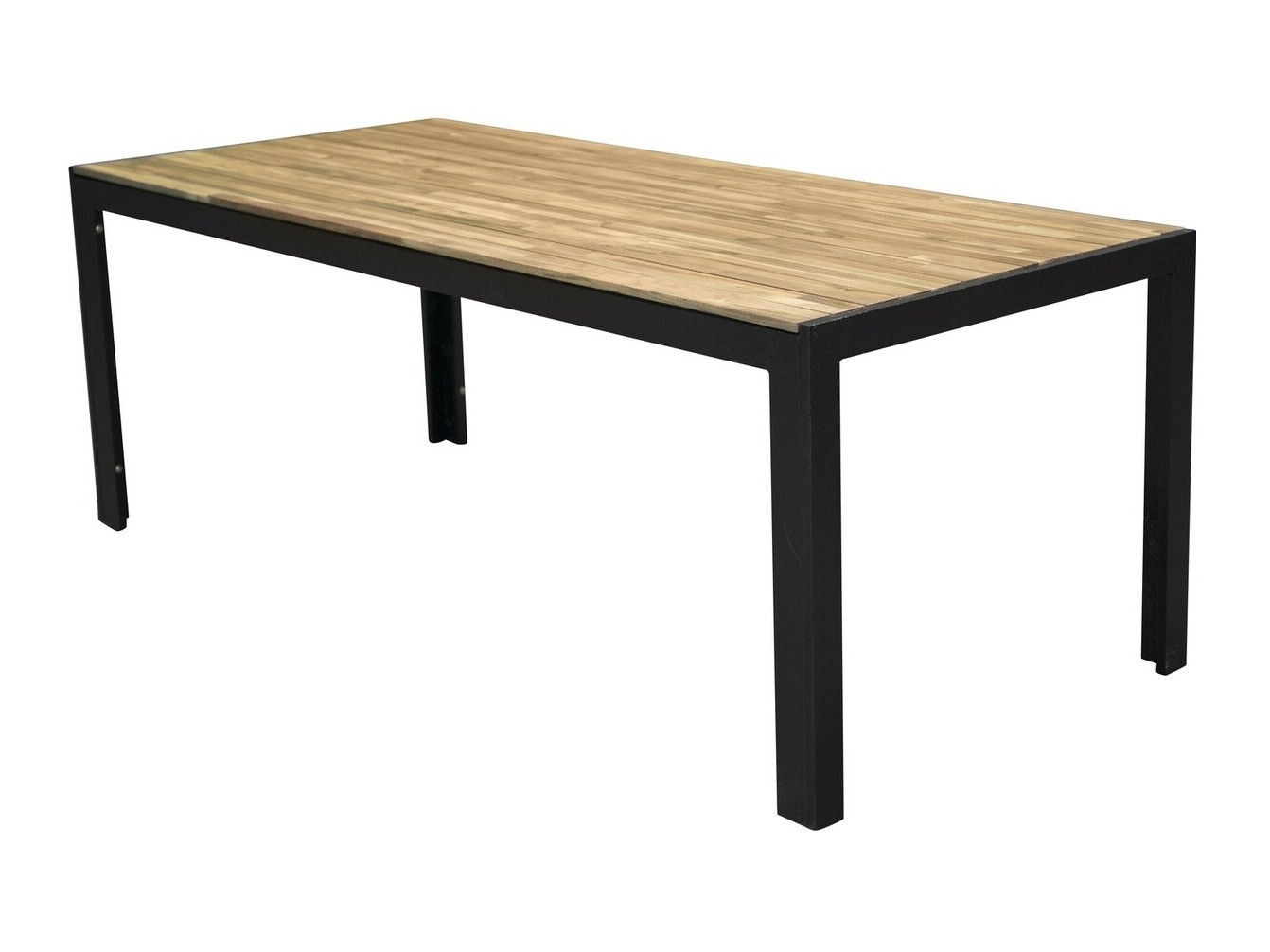 Lauko stalas Dallas 673 (Akacija + Juoda)