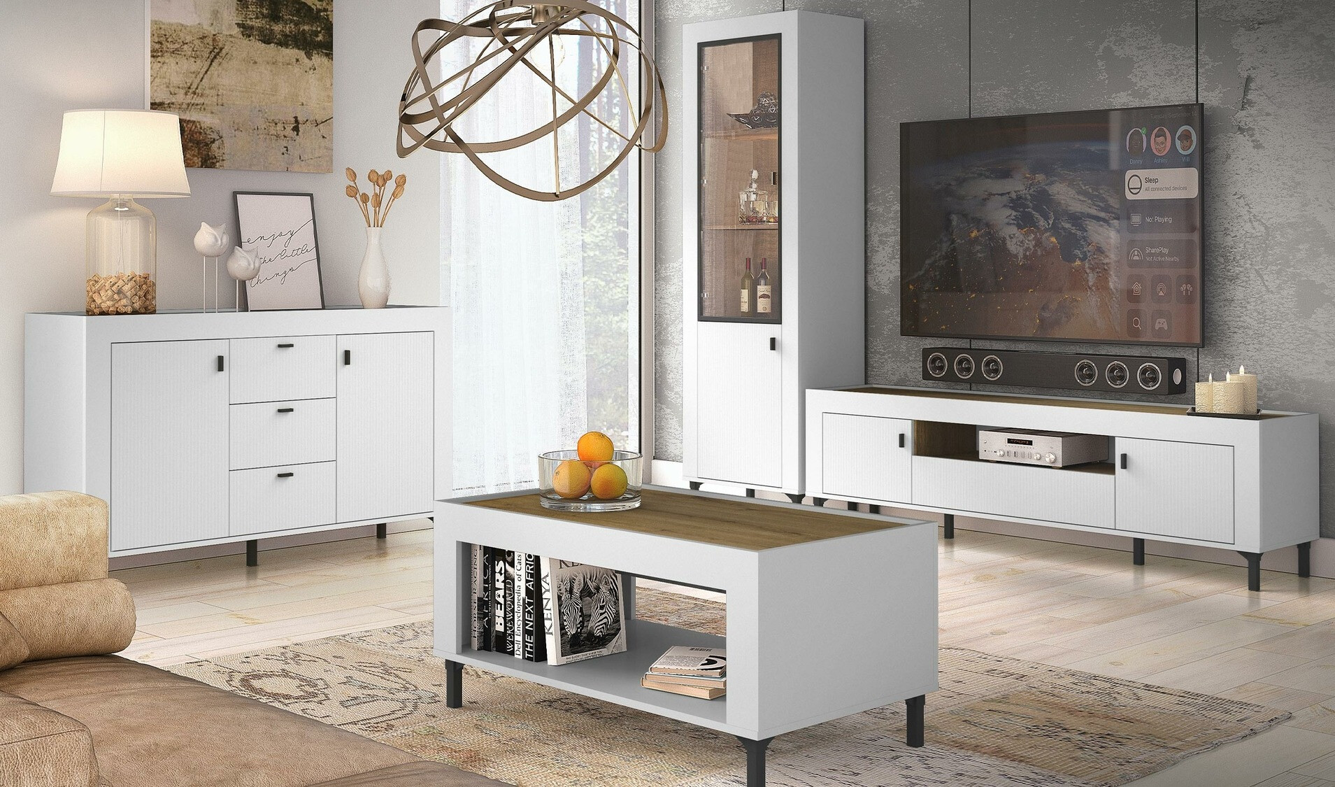 Komoda Mormavu 103 (Matinė balta)