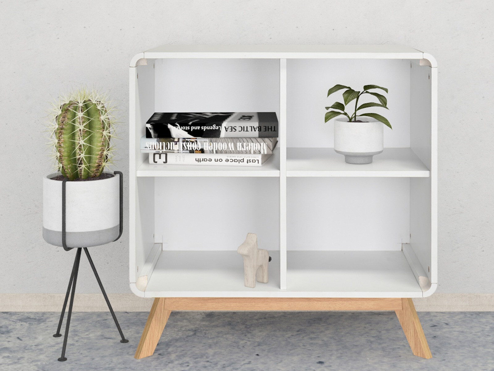 Lentyna Elbtena 104 (Balta + Ąžuolas)