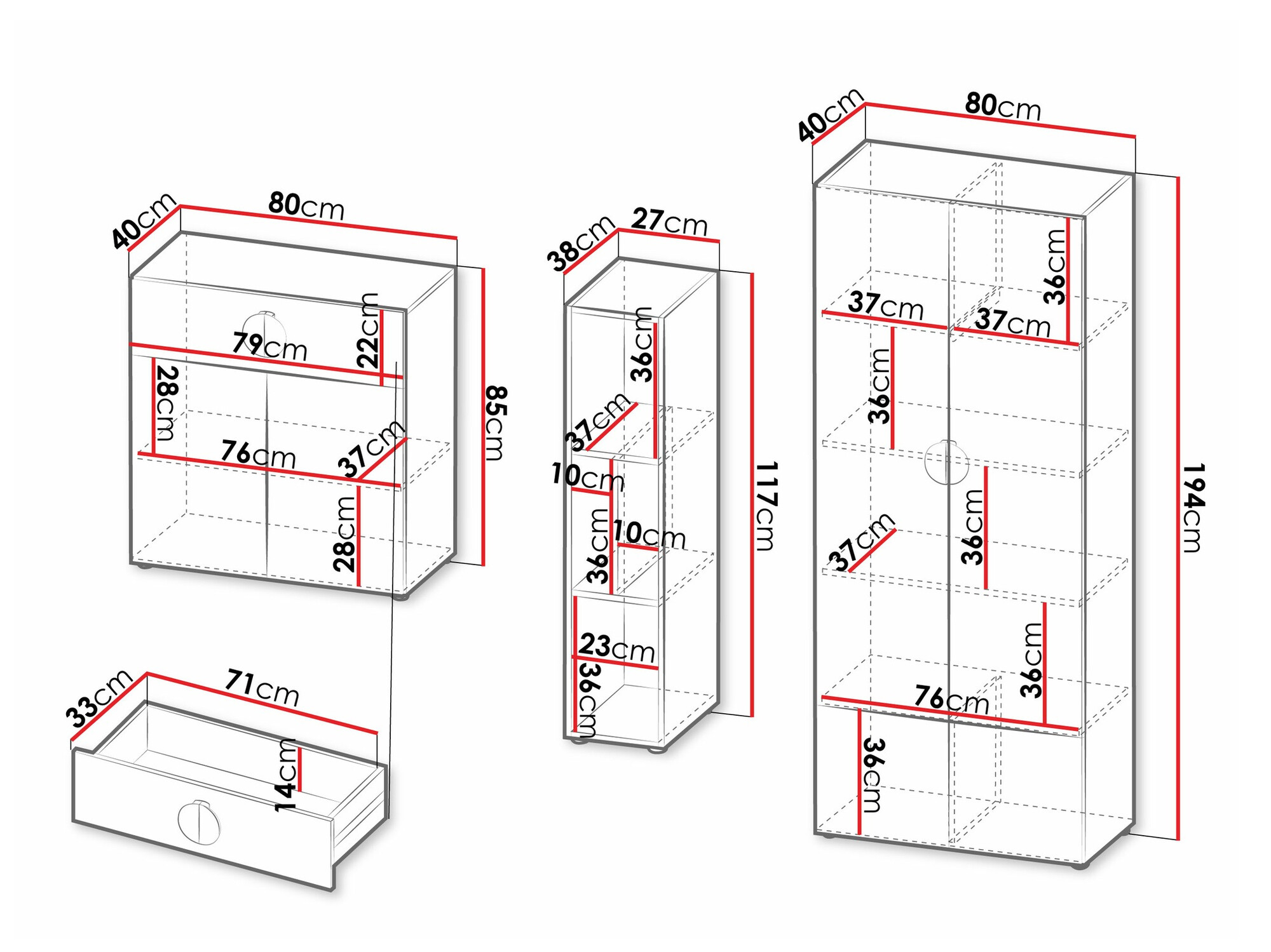 Prieškambario komplektas Morsoru 115