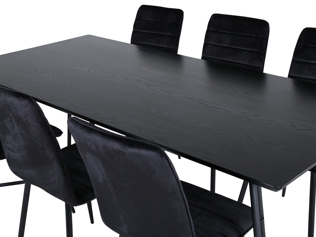 Valgomojo komplektas Dallas 2721 (Juoda)