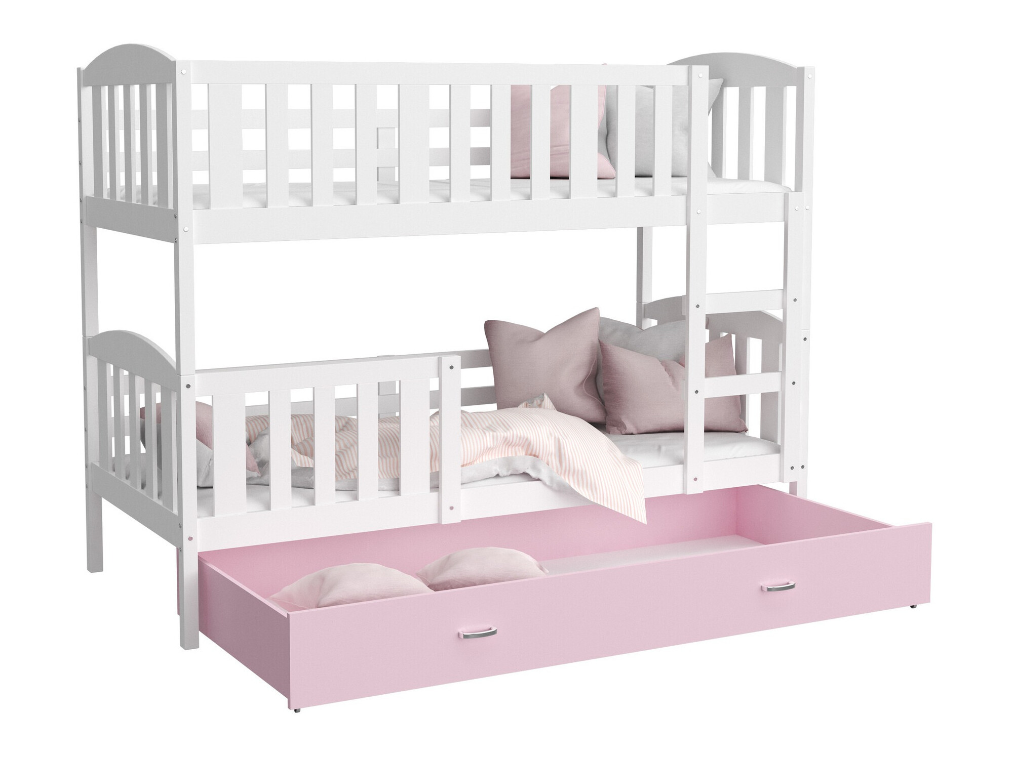 Dviaukštė lova Aurora 104 (Balta)