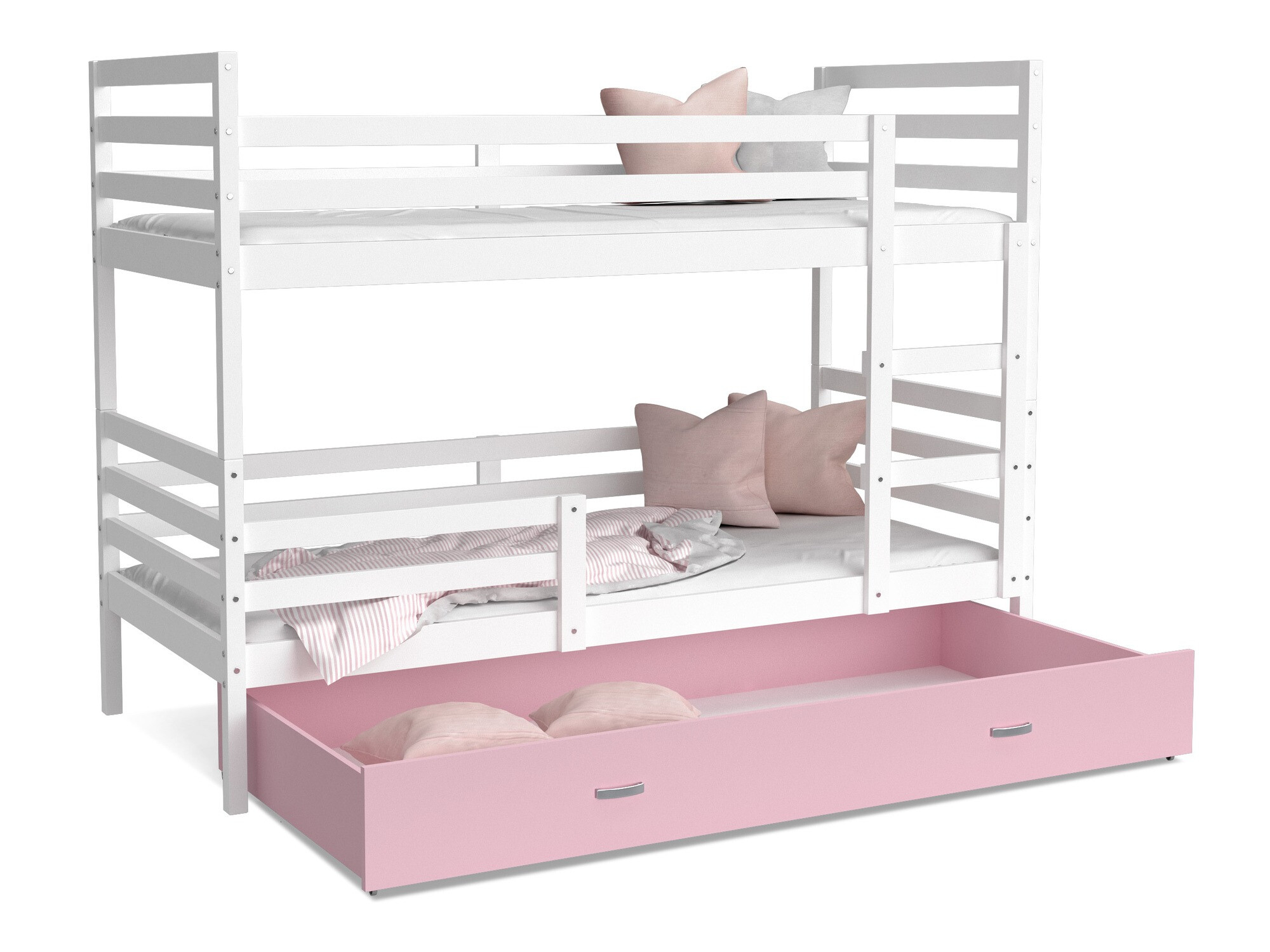 Dviaukštė lova Aurora 106 (Balta)