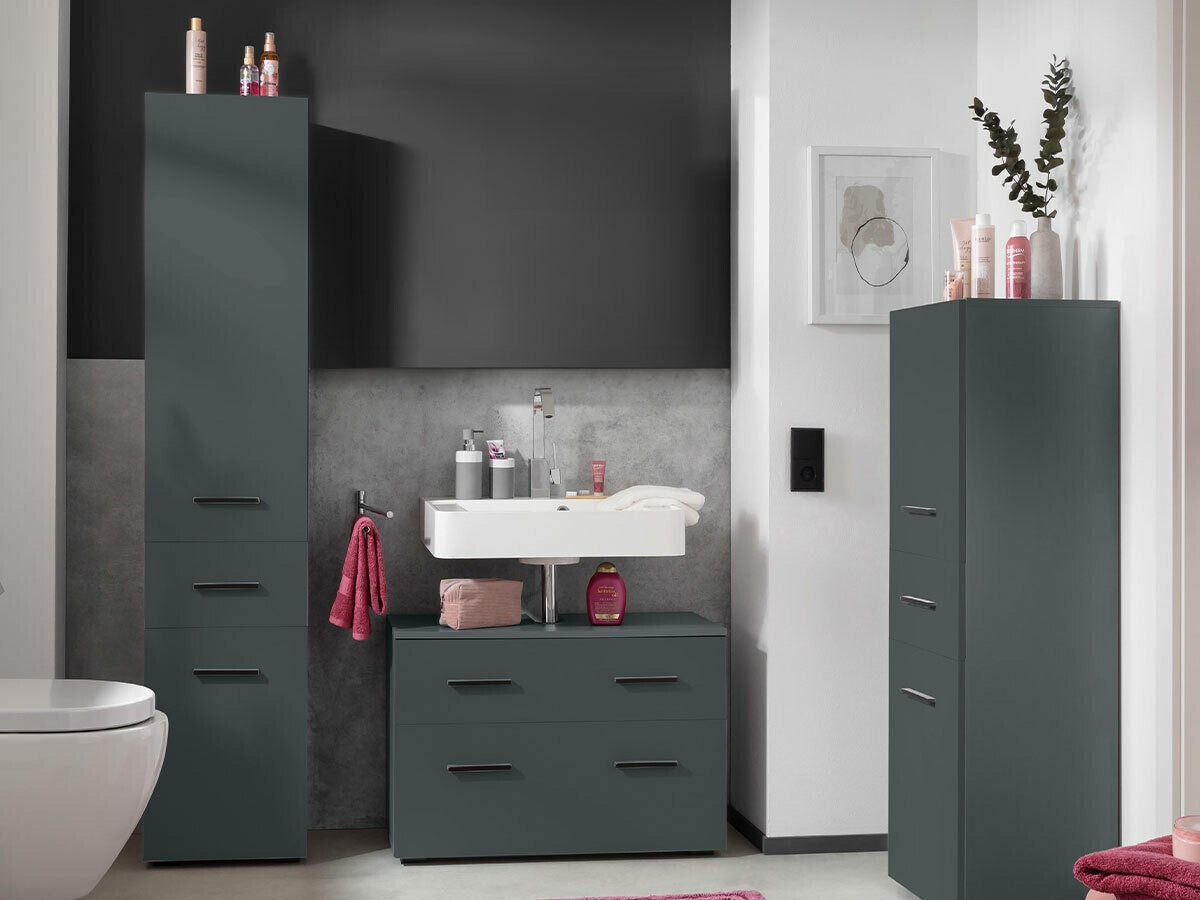 Vonios komplektas Larlori 105 (Antracitas)