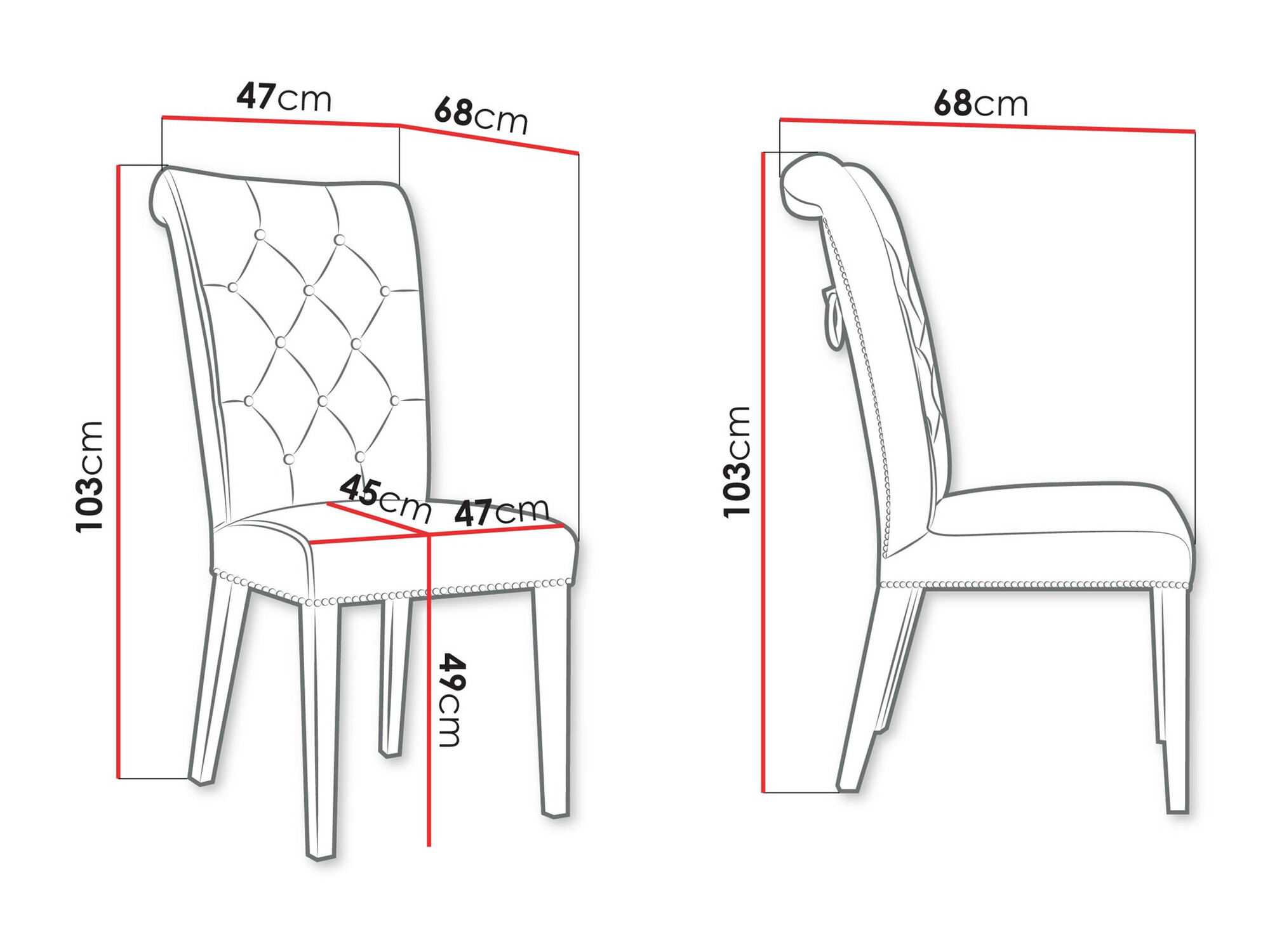 Kėdė Jackson 111 (Magic Velvet 2219)