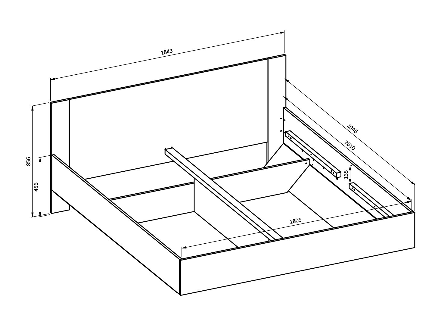 Lova Mirsevi 106 (180 x 200 cm)