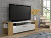 TV staliukas Buffalo 150 (Artisan ąžuolas + Blizgi balta)