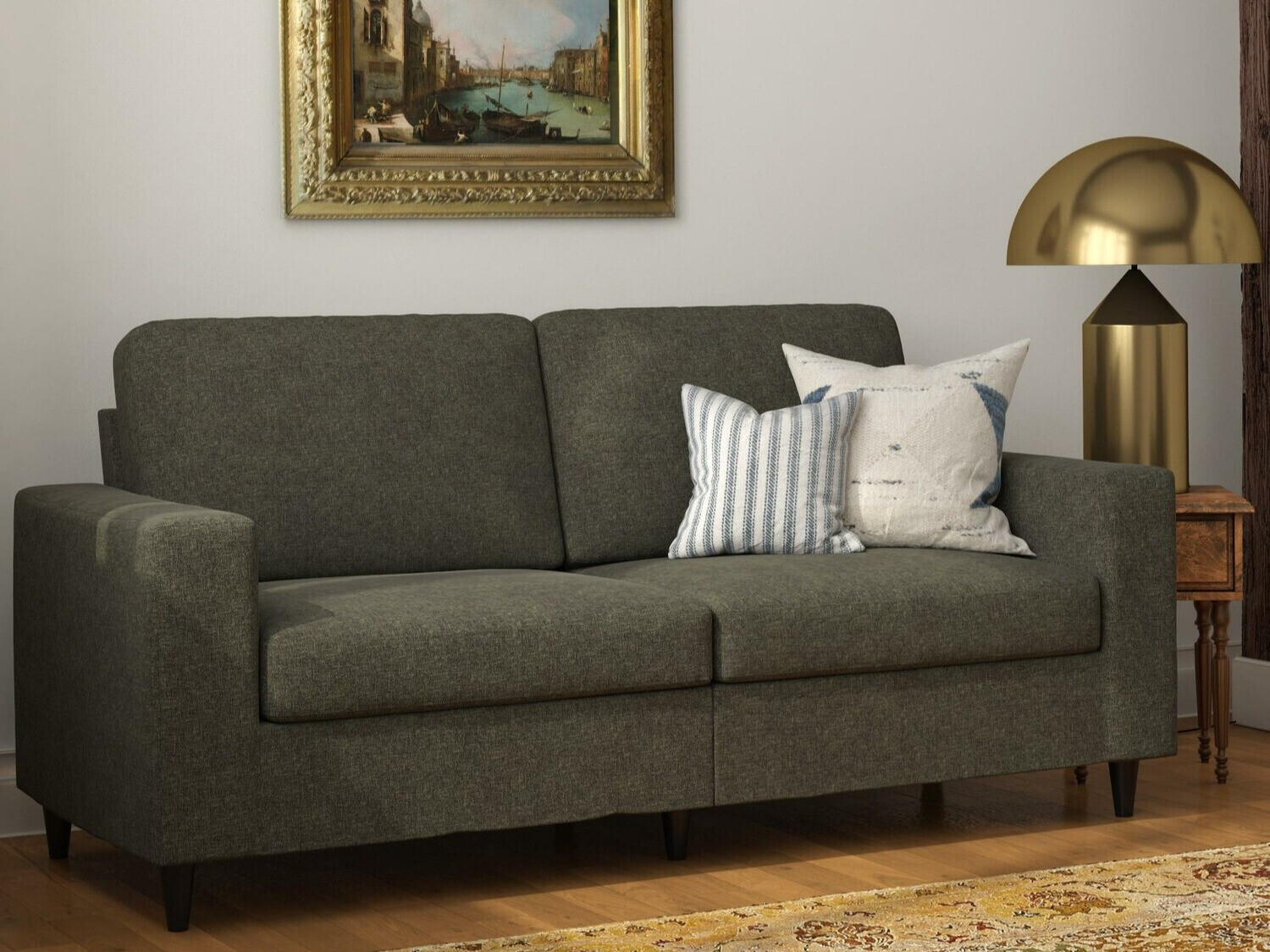 Sofa Tulsa 444 (Tamsi pilka)