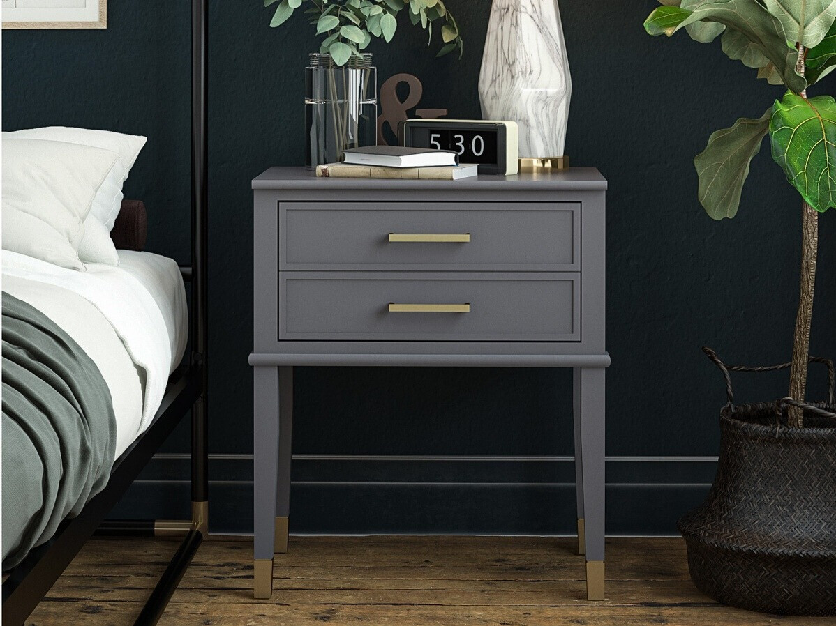 Naktinis staliukas CosmoLiving by Cosmopolitan Belromu 104 (Grafitas)