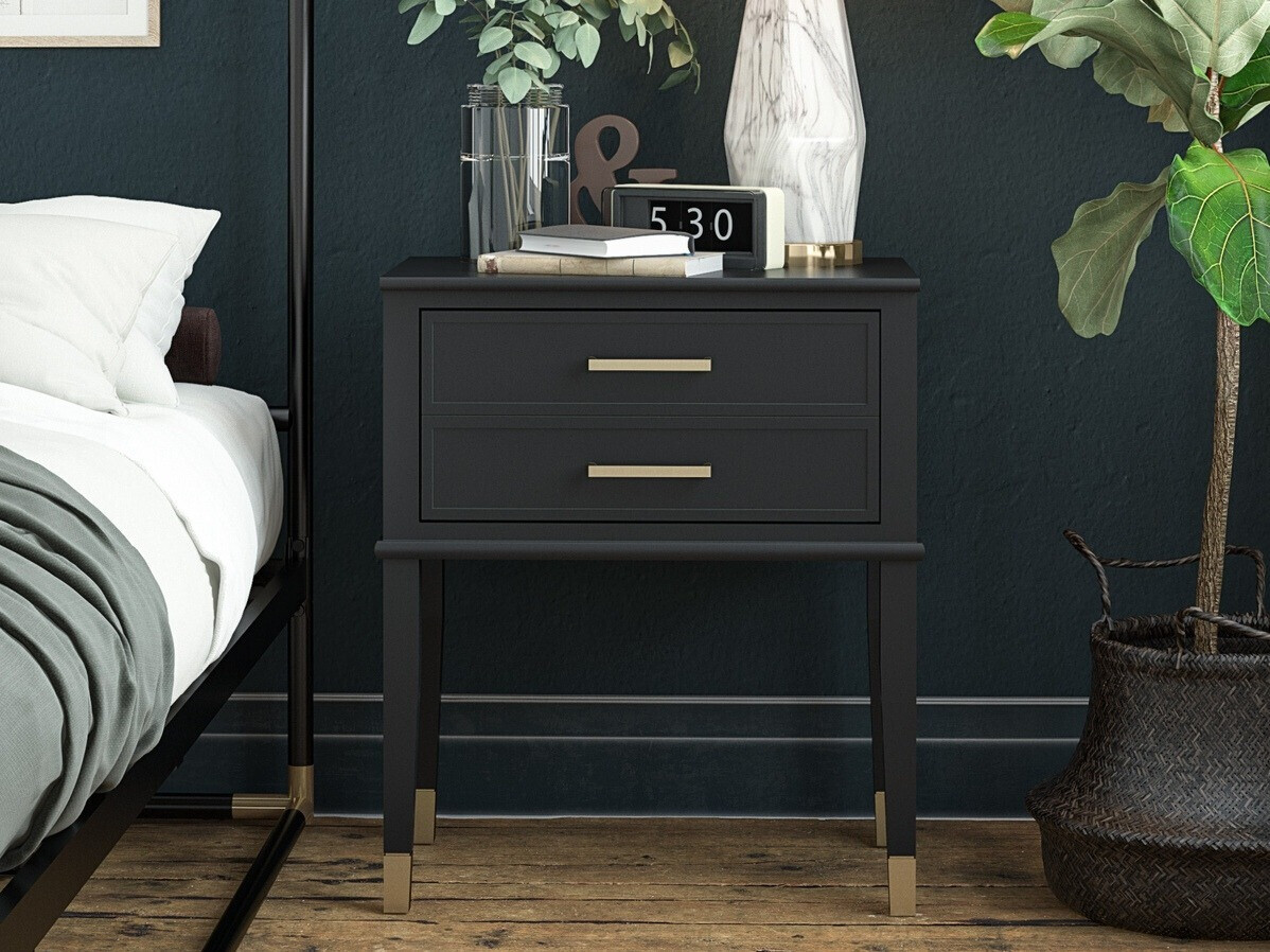 Naktinis staliukas CosmoLiving by Cosmopolitan Belromu 104 (Juoda)